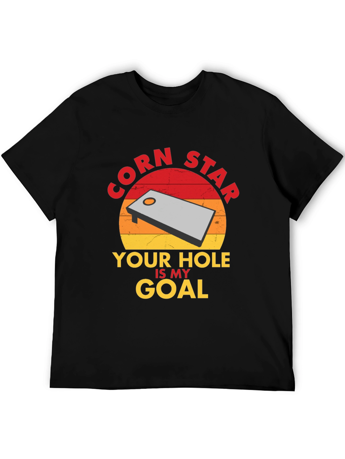 Black Corn Star T-Shirt - Your Hole Is My Goal! view 5