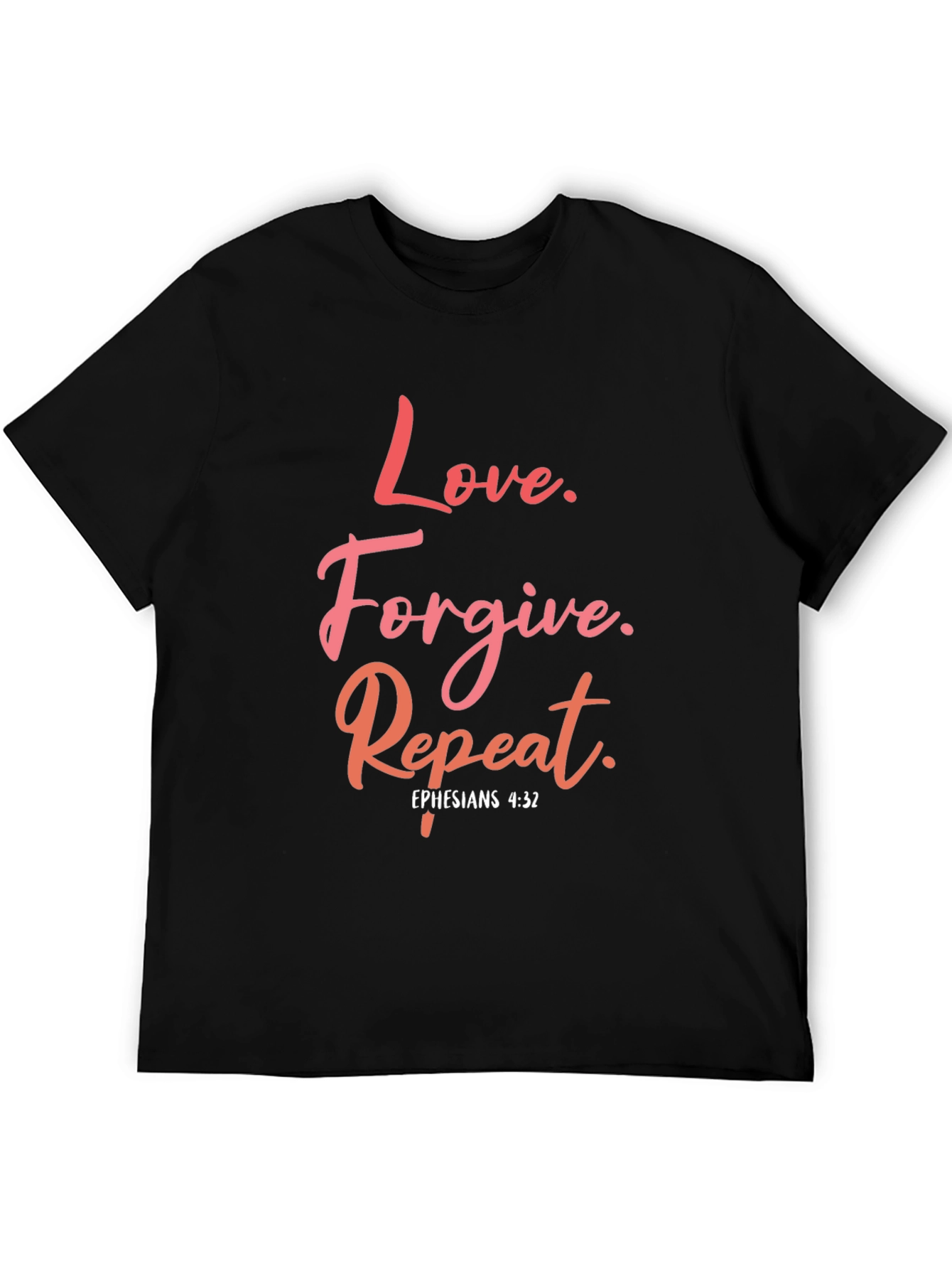 Black Love Forgive Repeat Graphic Tee view 5