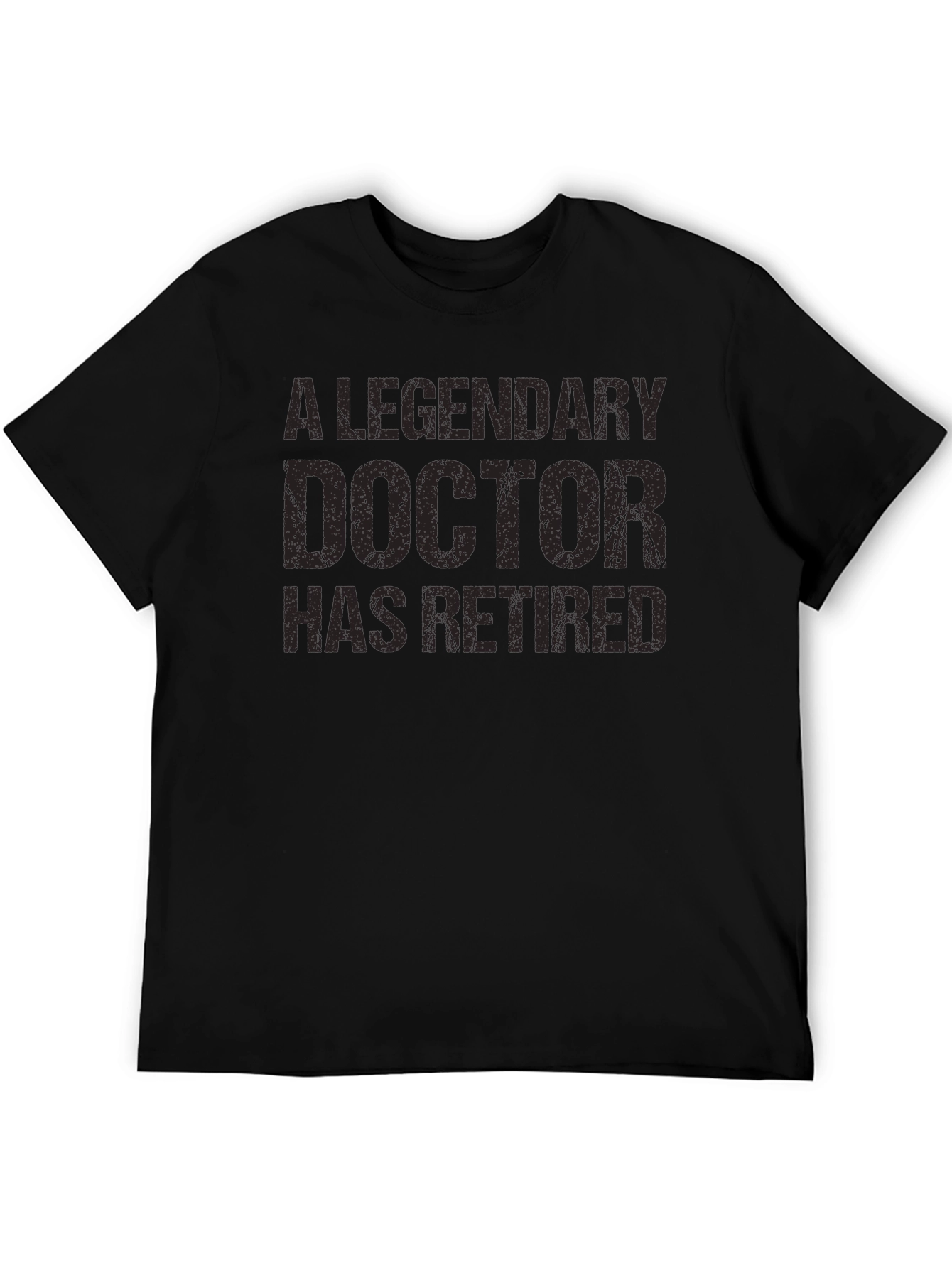 Black Legendary Doctor Retired Graphic T-Shirt view 5