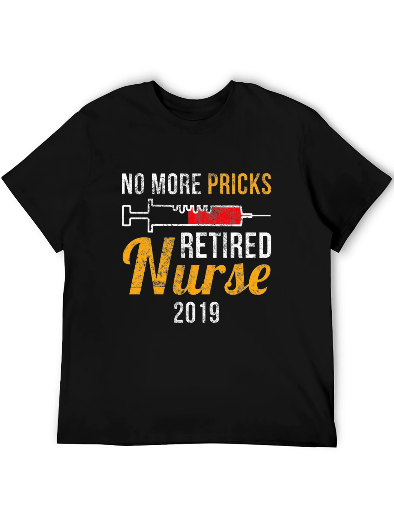 Black Retired Nurse 2019 T-Shirt view 5