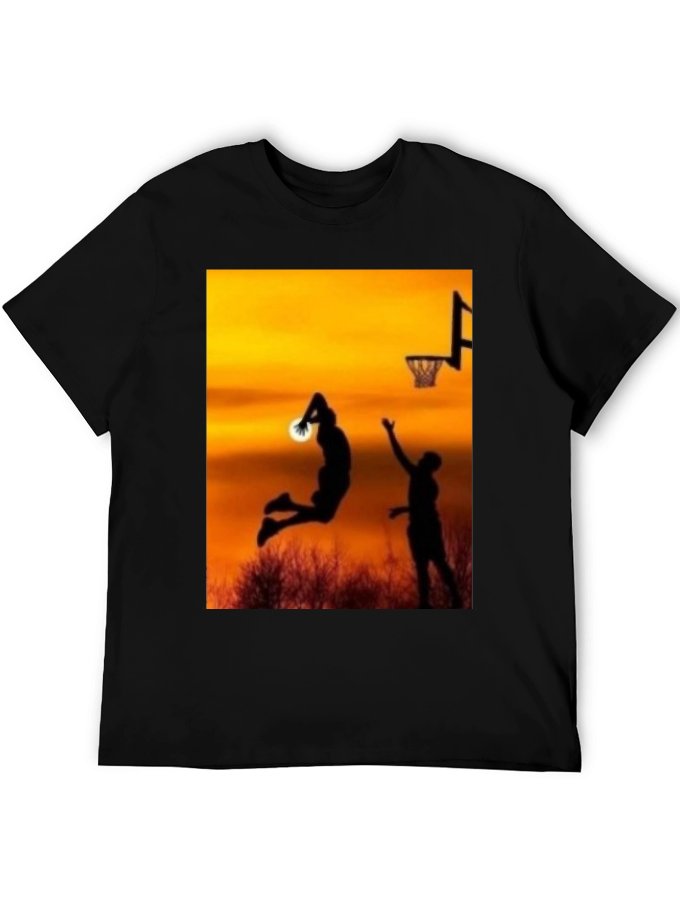 Sunset Basketball Graphic T-Shirt - 5
