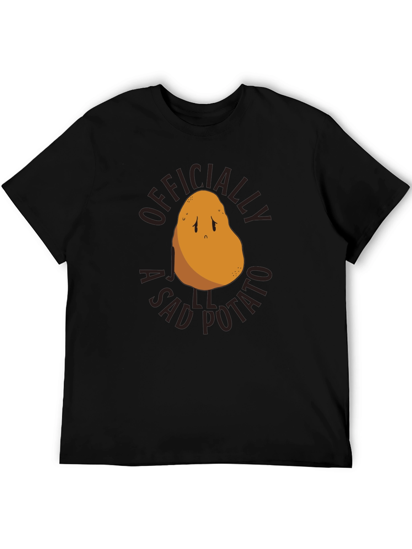 Black Officially a Sad Potato T-Shirt view 5