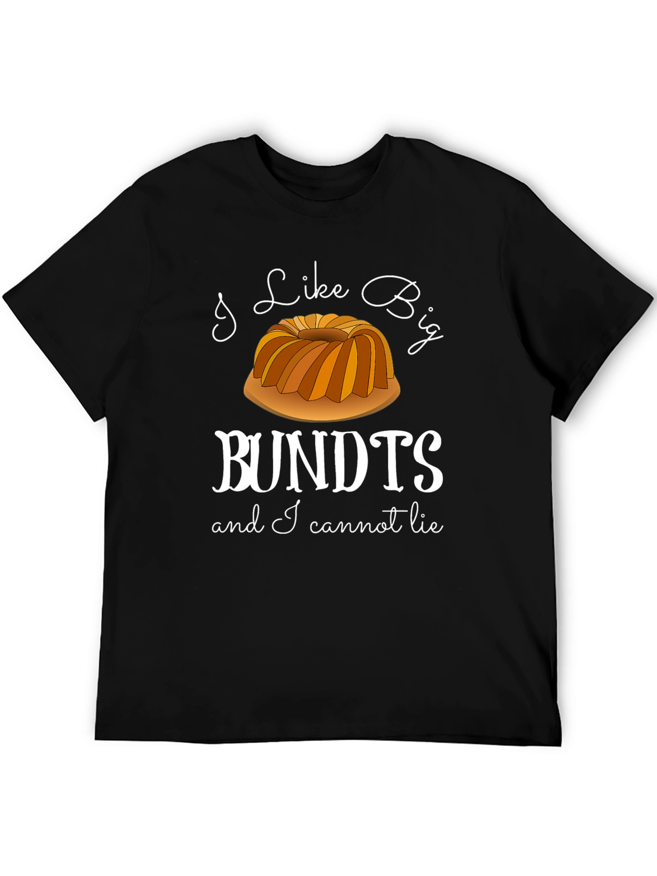 Black I Like Big Bundts T-Shirt - Funny Baker Tee view 5