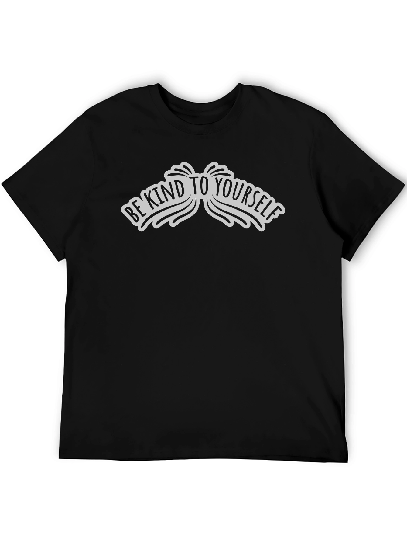 Black Be Kind To Yourself Graphic Tee view 5