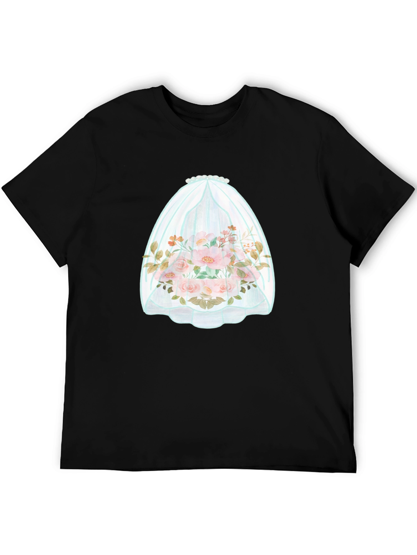 Floral Bouquet in Veil Graphic Tee - 5