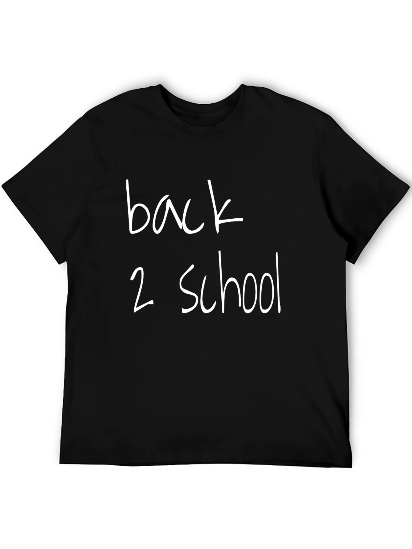 Black Back to School Black T-Shirt view 5