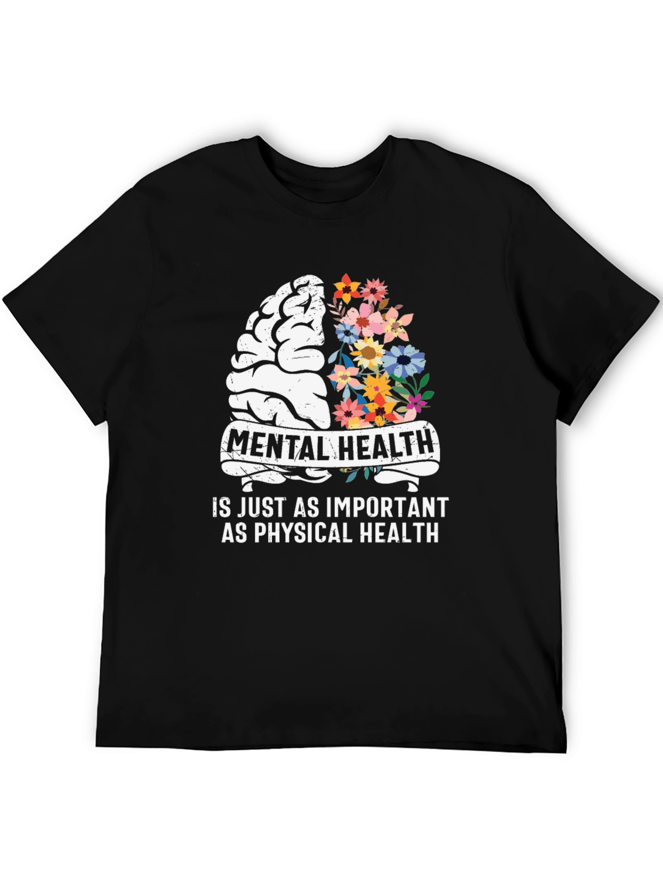 Black Mental Health Awareness Graphic Tee view 5