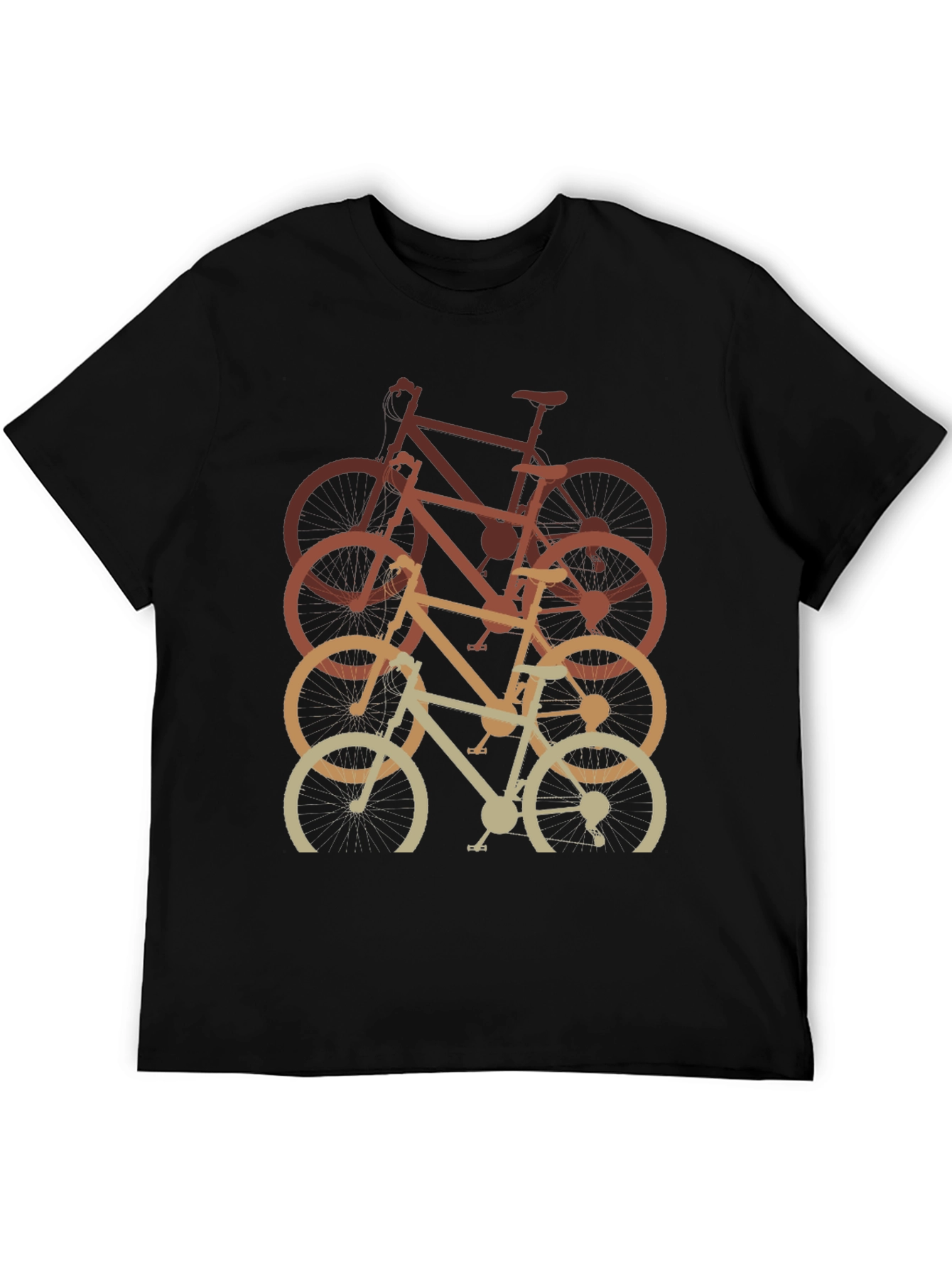Black Retro Bike Graphic Tee - Stylish & Comfortable view 5