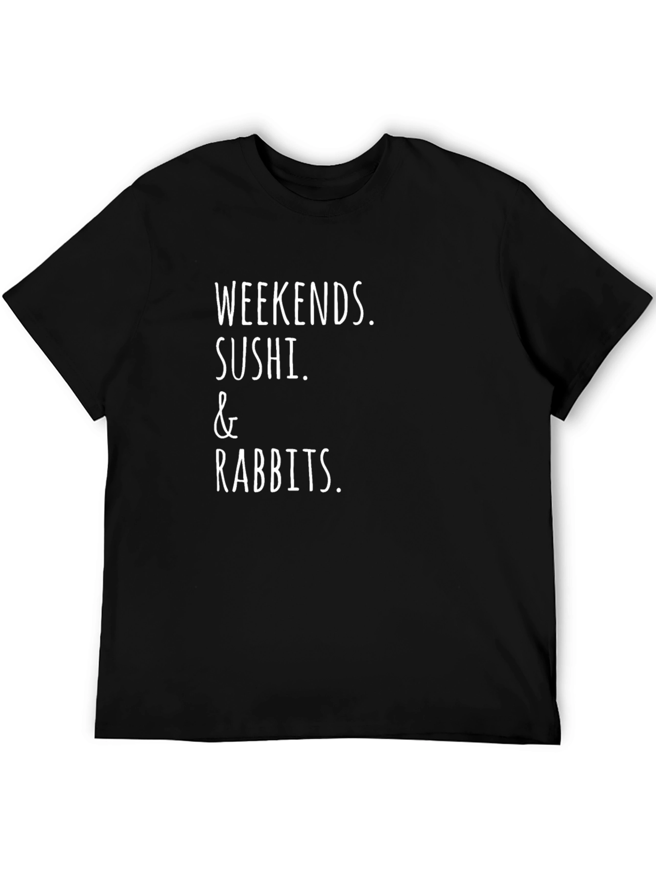 Black Weekends Sushi & Rabbits Graphic Tee view 5