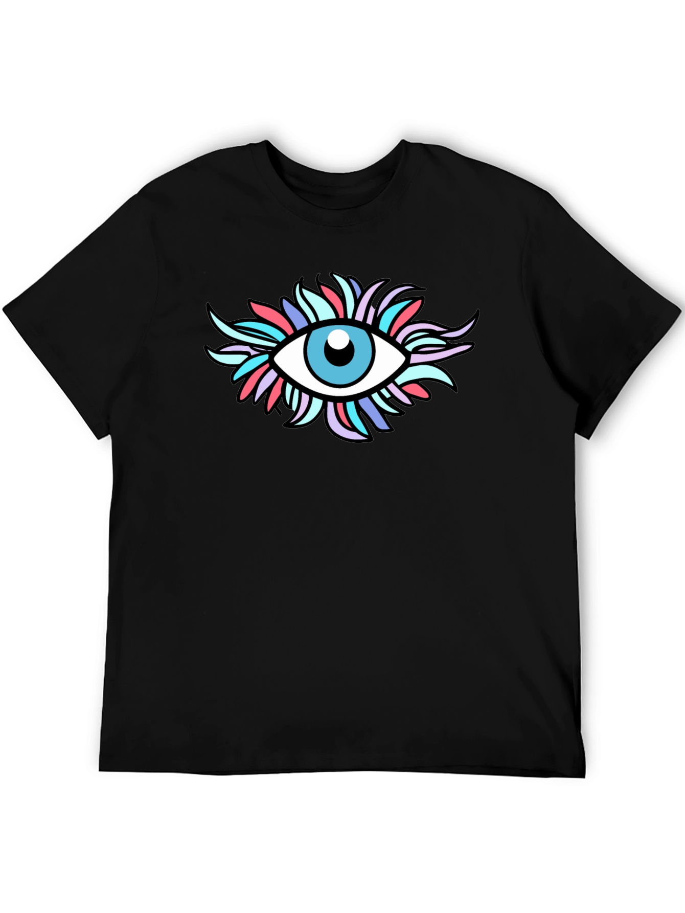 Black Eye See You Black Graphic Tee view 5