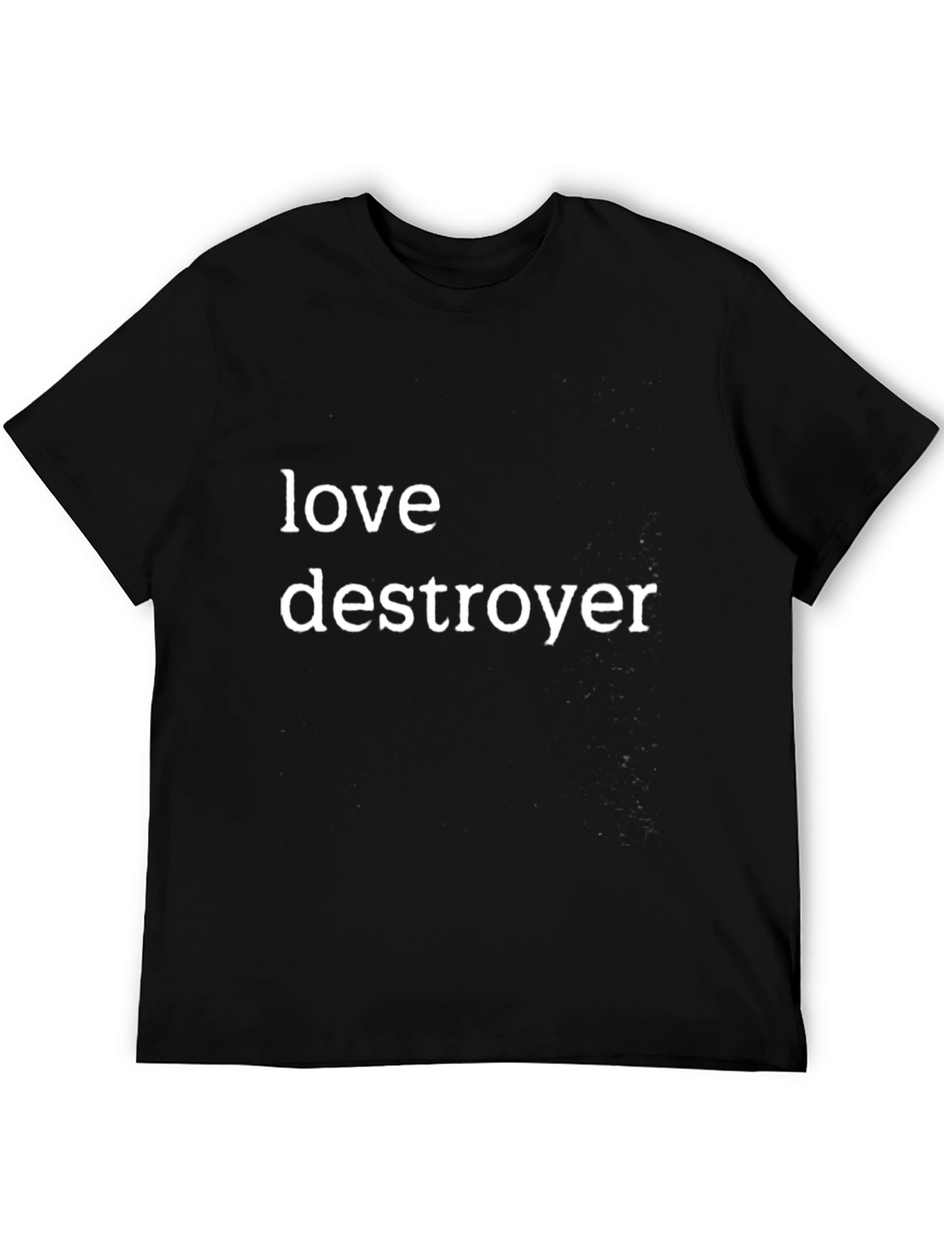 Black Love Destroyer Graphic Tee - Men's Short Sleeve view 5