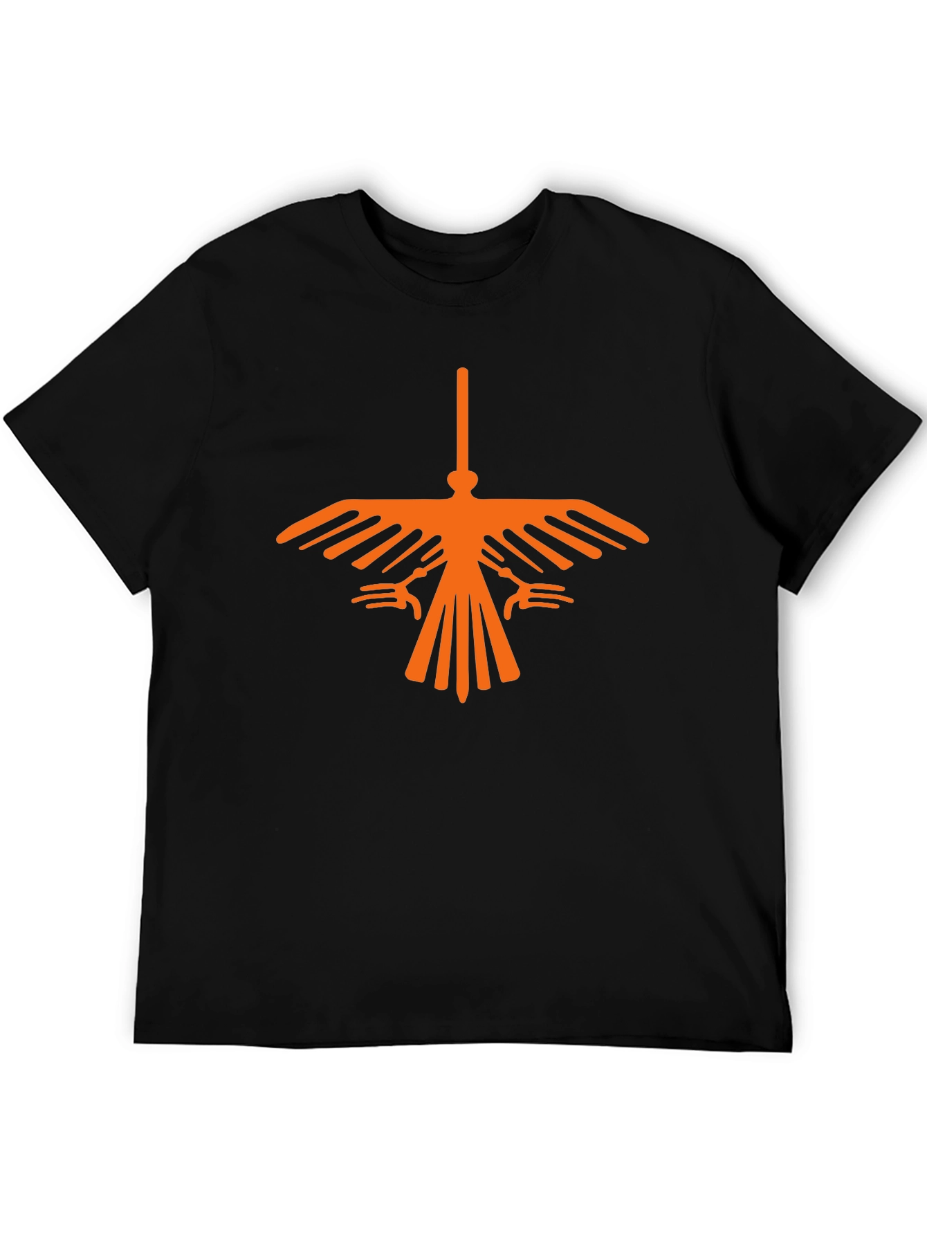 Black Nazca Lines Condor Graphic Tee view 5