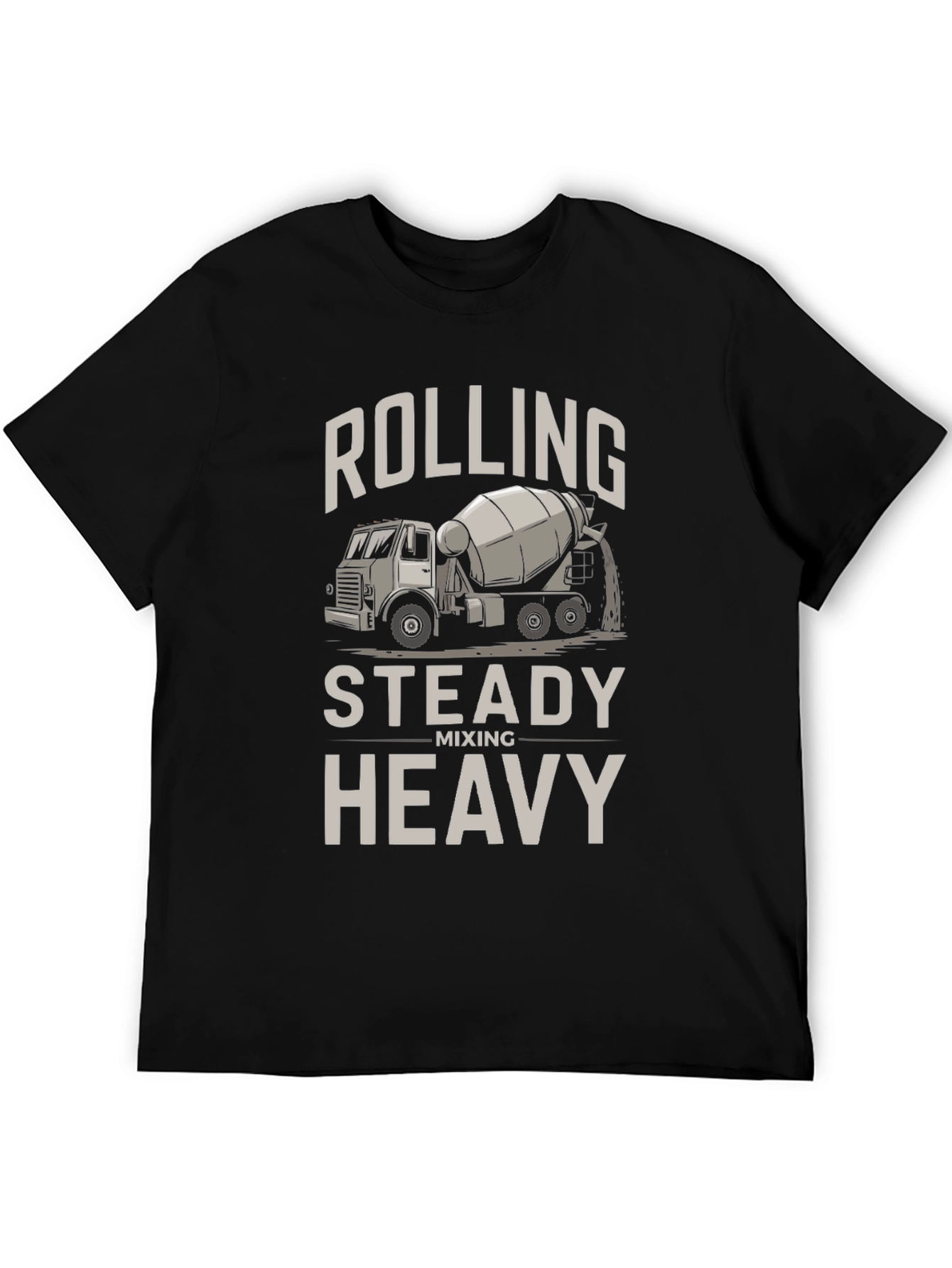 Black Rolling Steady Heavy Mixer T-Shirt - Black view 5