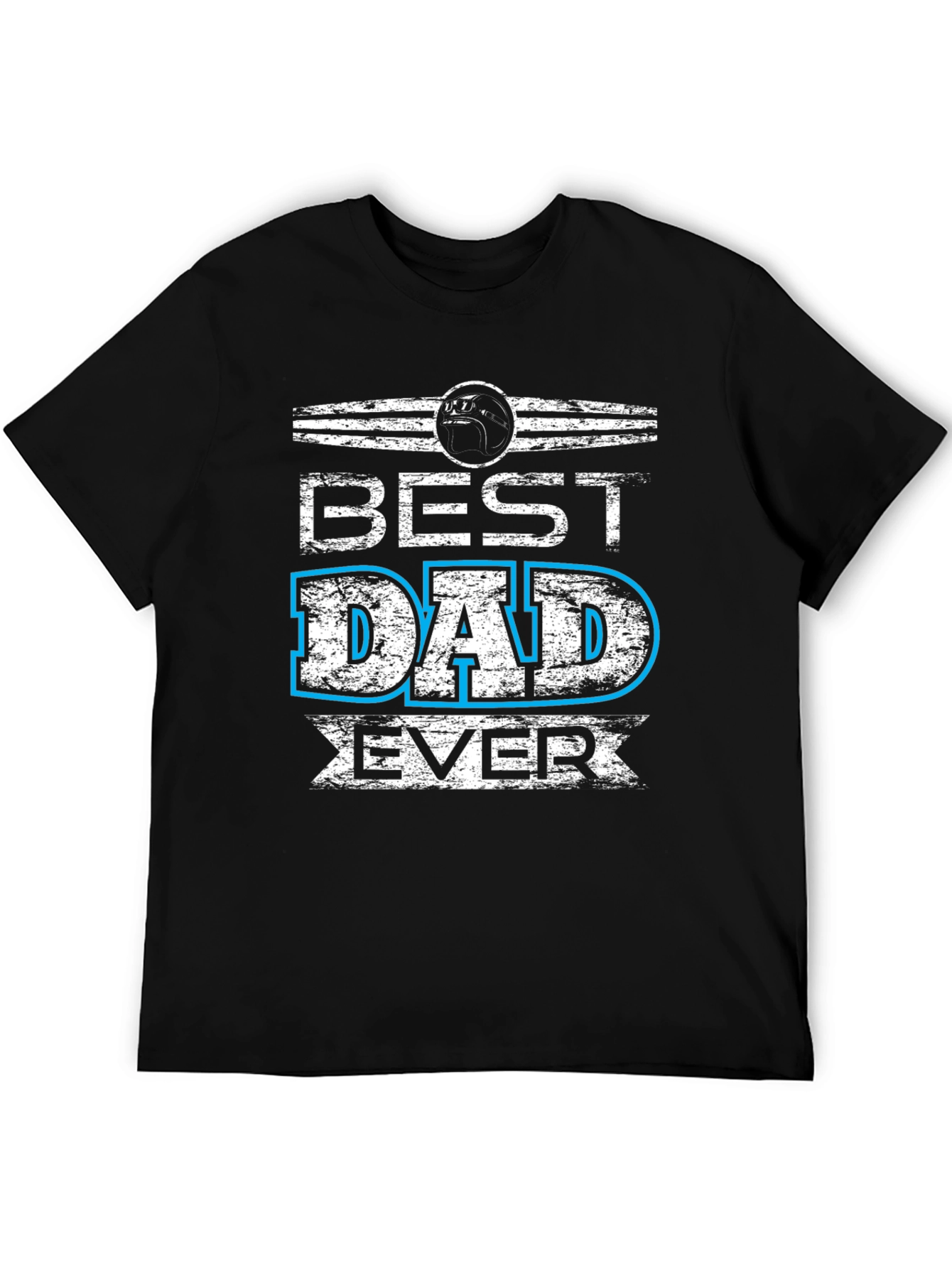 Black Best Dad Ever Graphic T-Shirt view 5