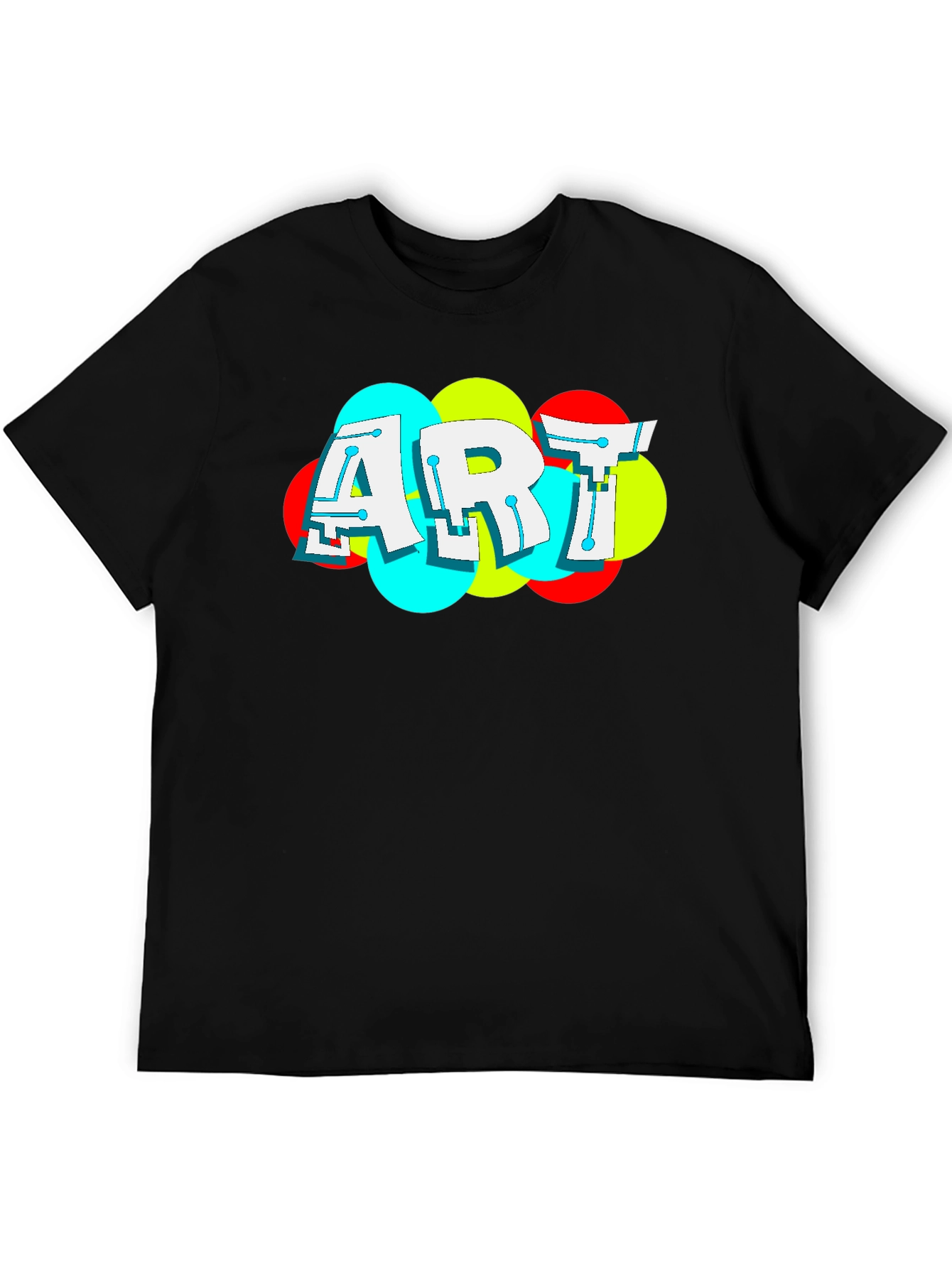 Black ART Graphic Tee - Bold Modern Design view 5