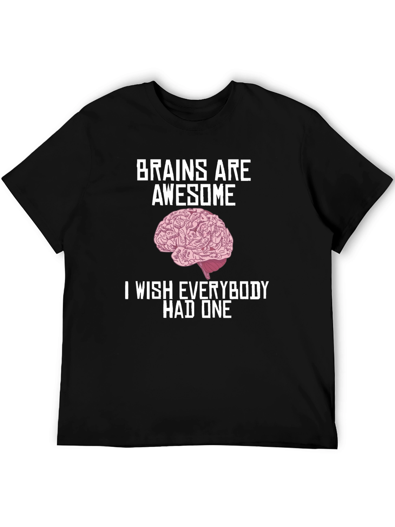 Black Brains Are Awesome Graphic T-Shirt view 5