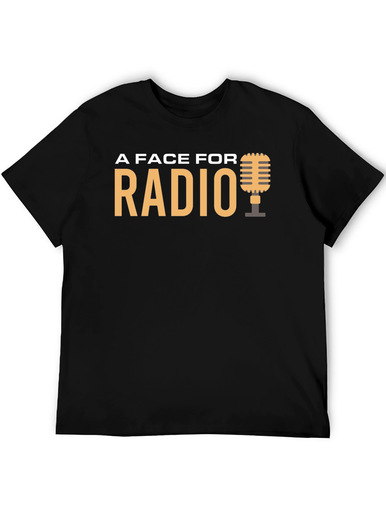 Black A Face For Radio T-Shirt view 5