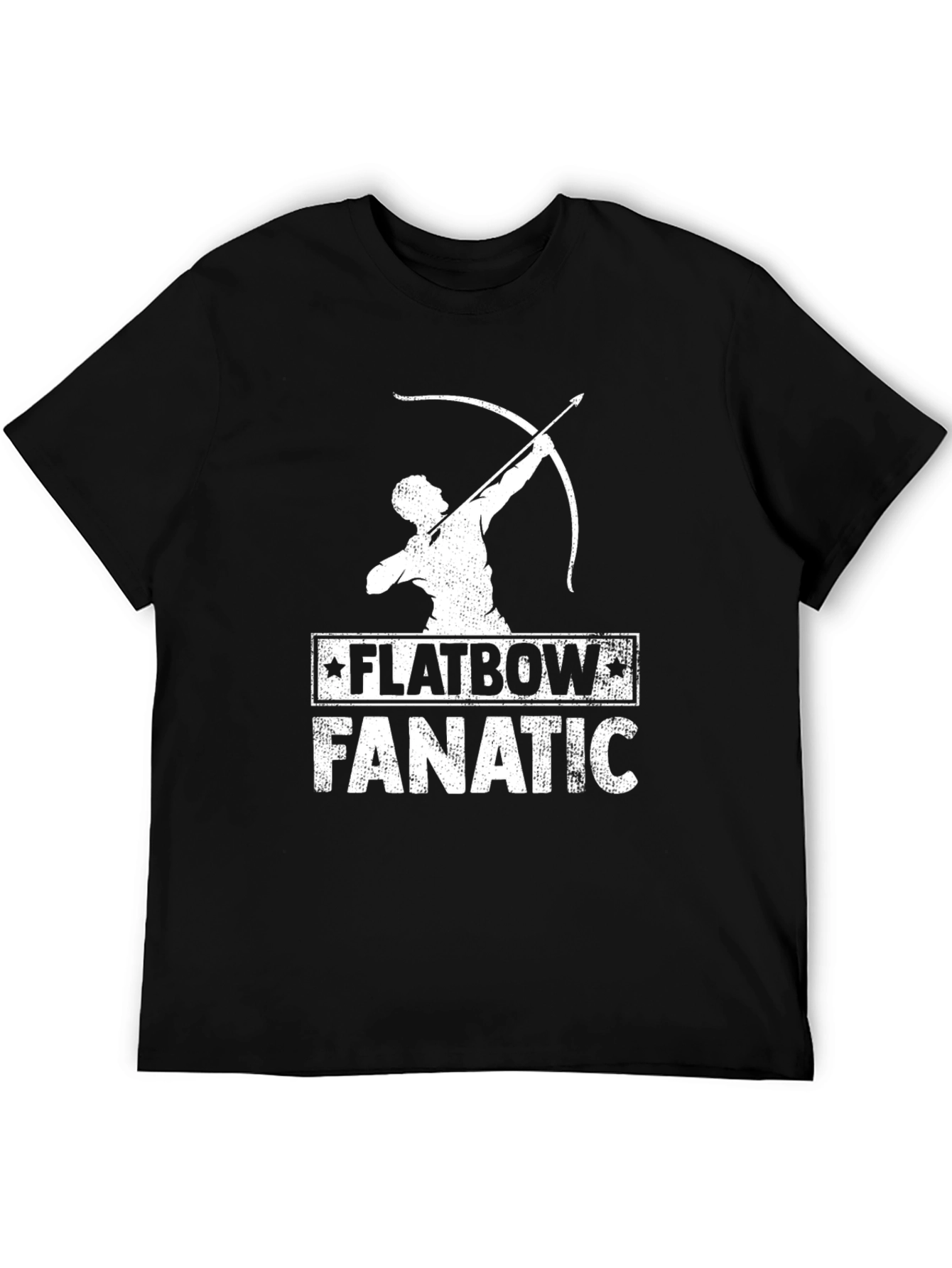 Black Flatbow Fanatic Graphic T-Shirt view 5