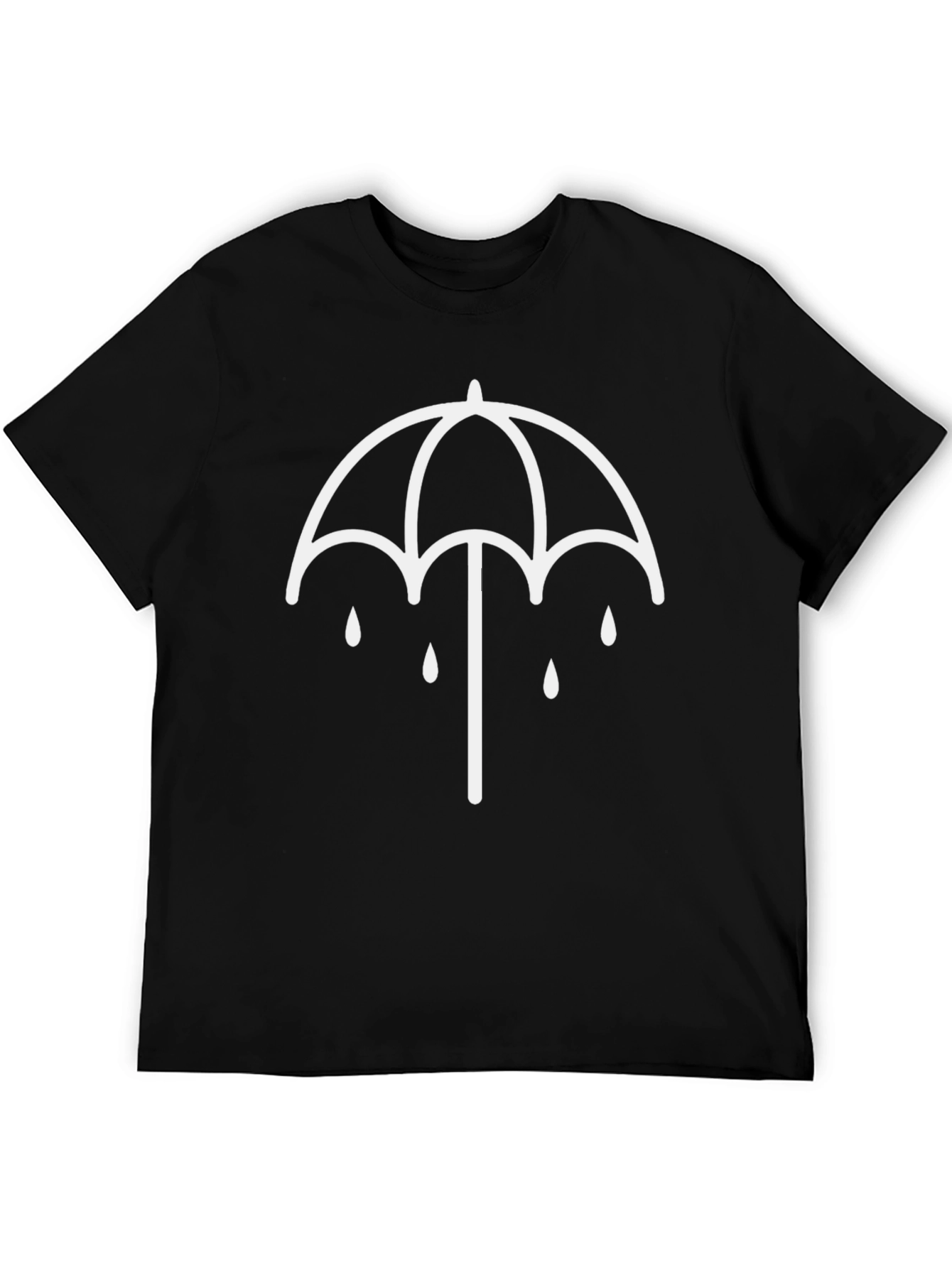 Black Black Umbrella T-Shirt view 5