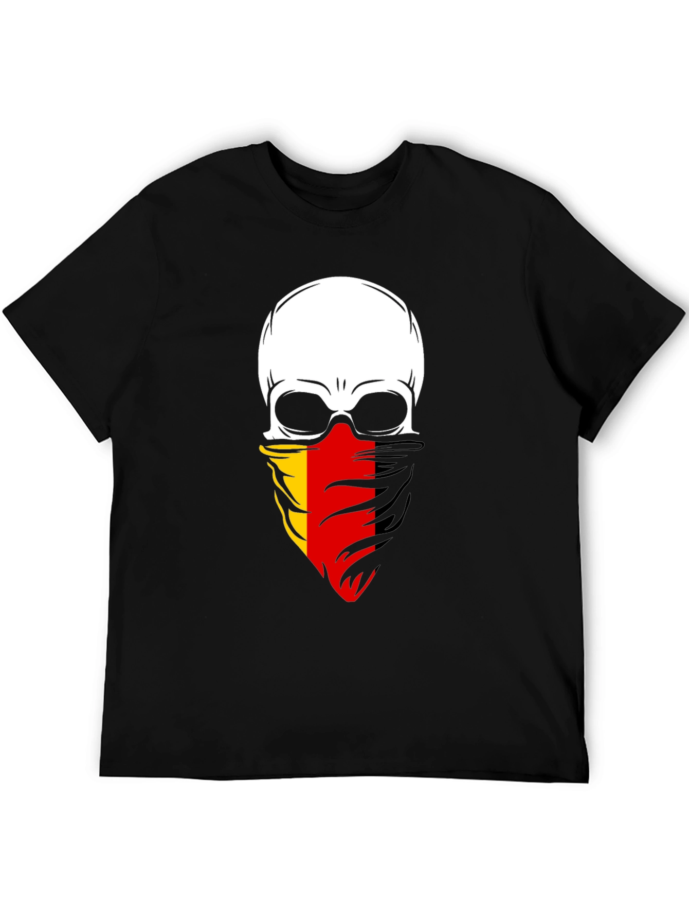 Black Skull Bandana Graphic Tee - Bold Fashion Statement view 5