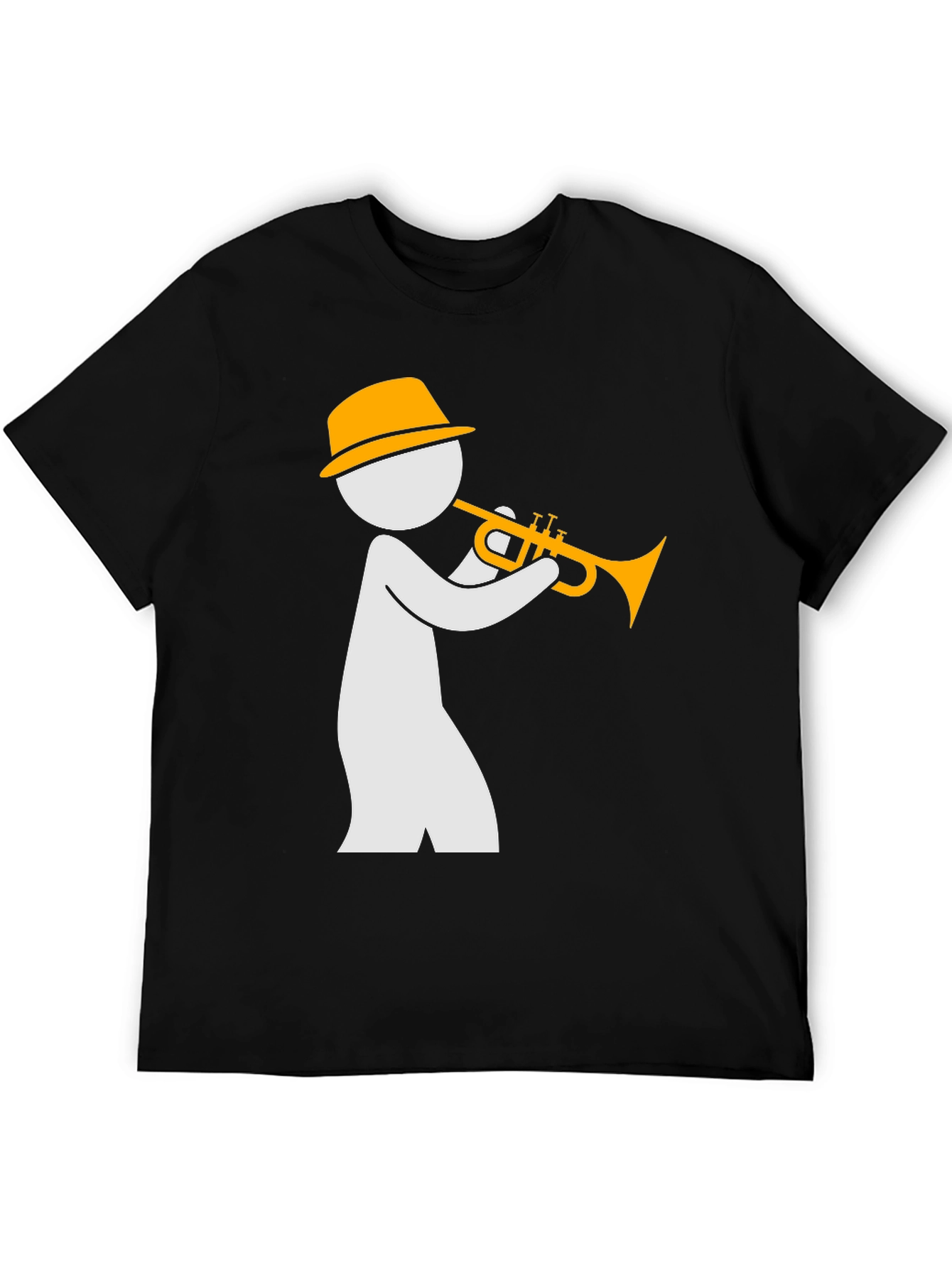 Black Jazz Musician Graphic T-Shirt - Stylish and Unique Design view 5