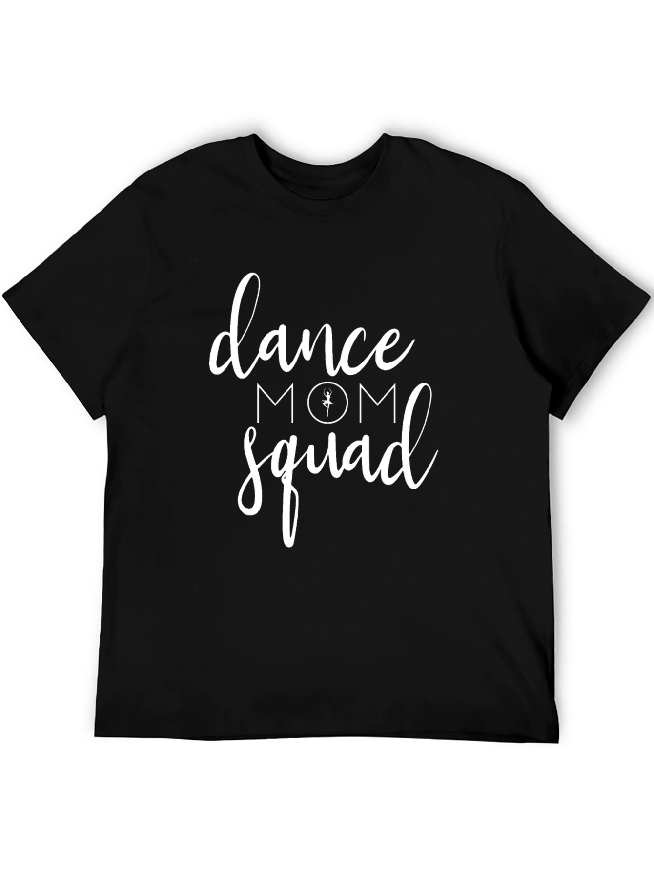 Black Dance Mom Squad Graphic Tee - Black view 5