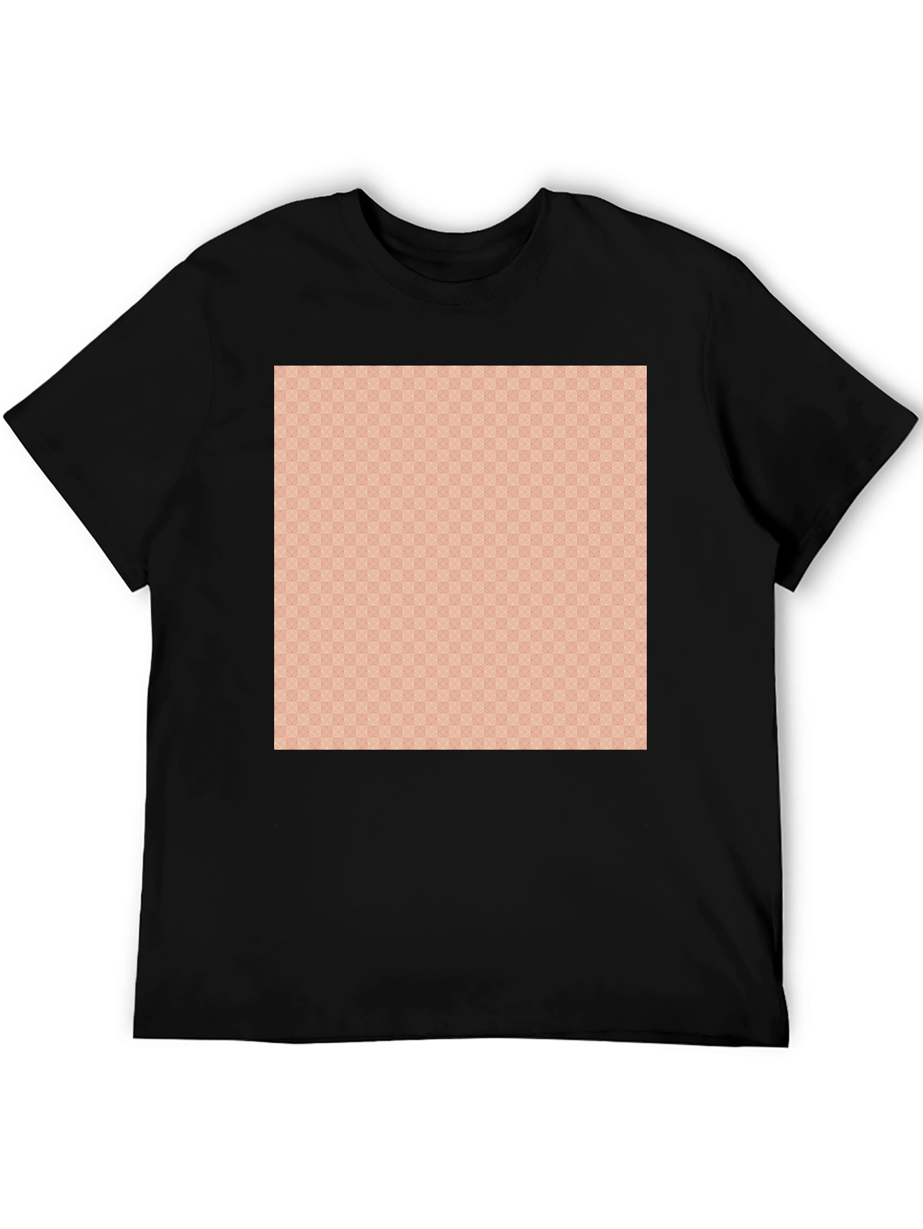 Black Modern Pattern Tee - Stylish Casual Wear view 5