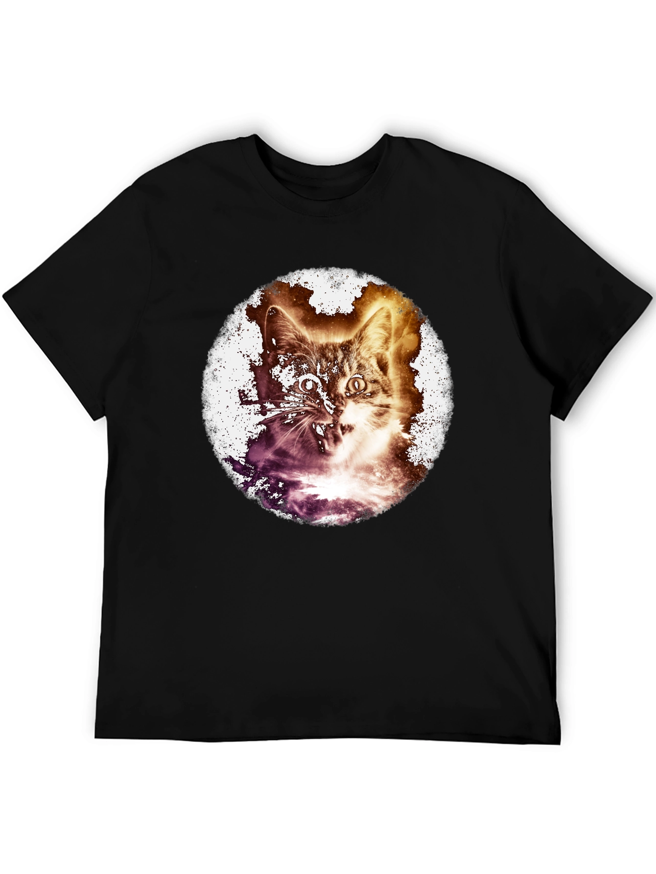 Black Cat Explosion T-Shirt view 5