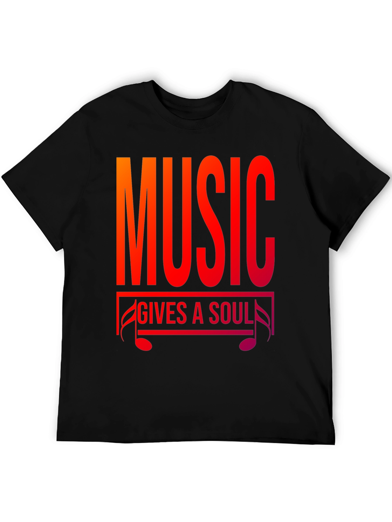 Black Music Gives A Soul T-Shirt view 5