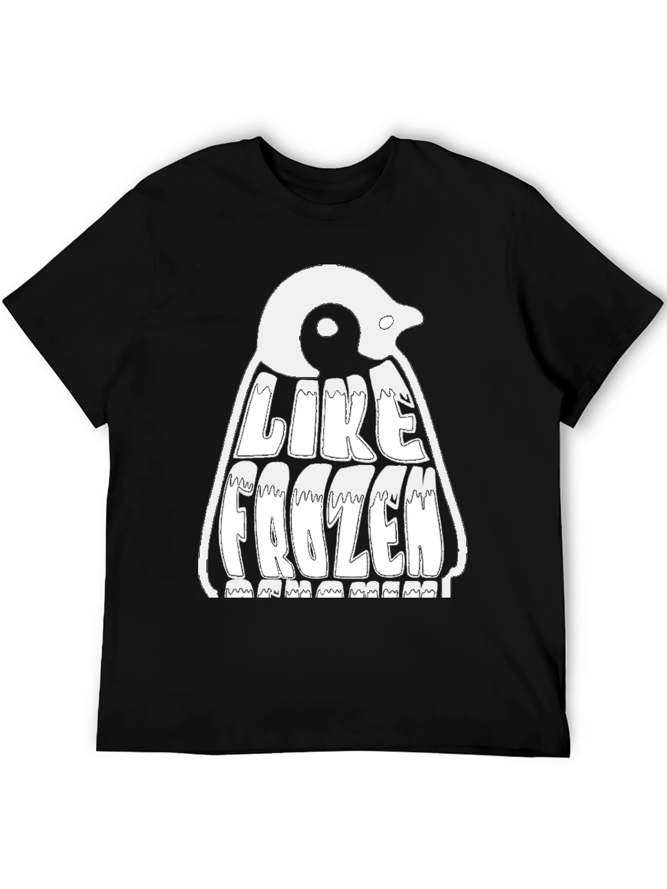 Black Penguin "Like Frozen" Graphic T-Shirt view 5