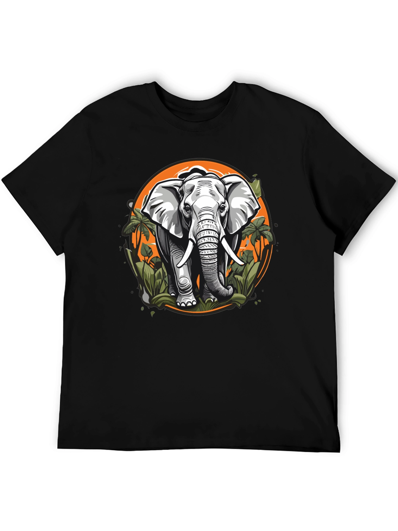 Black Elephant Graphic Tee - Nature Lover's Apparel view 5