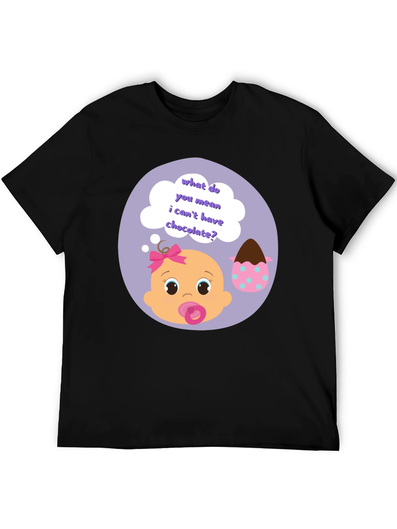 Black Baby Graphic T-Shirt - Chocolate view 5