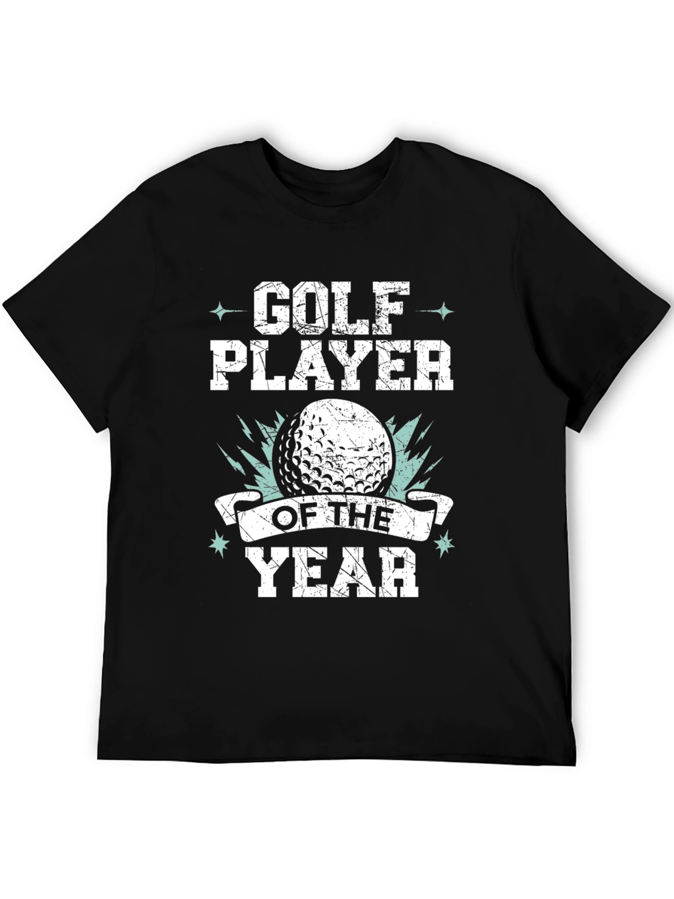 Black Golf Player of the Year T-Shirt view 5