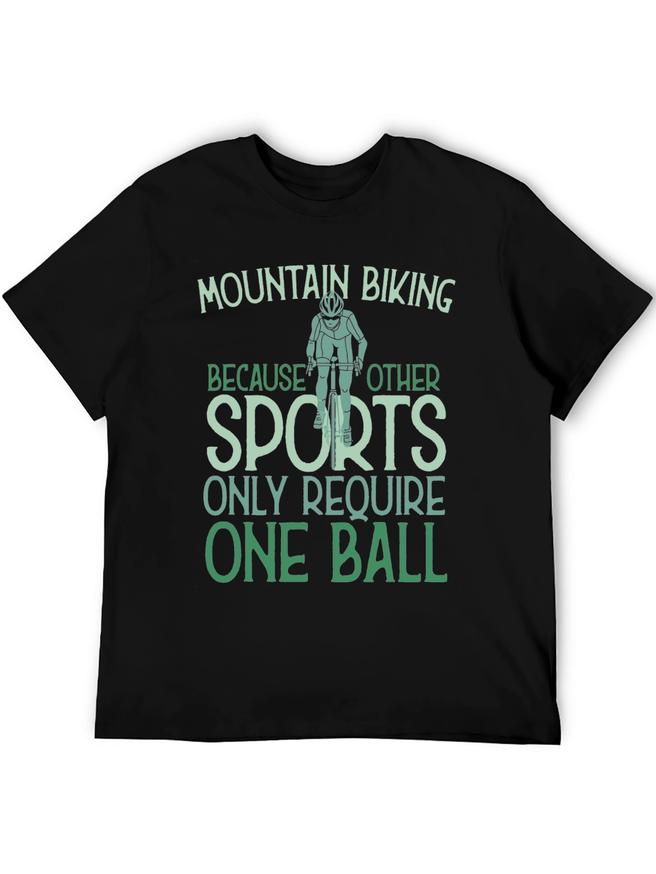 Black Mountain Biking One Ball T-Shirt view 5