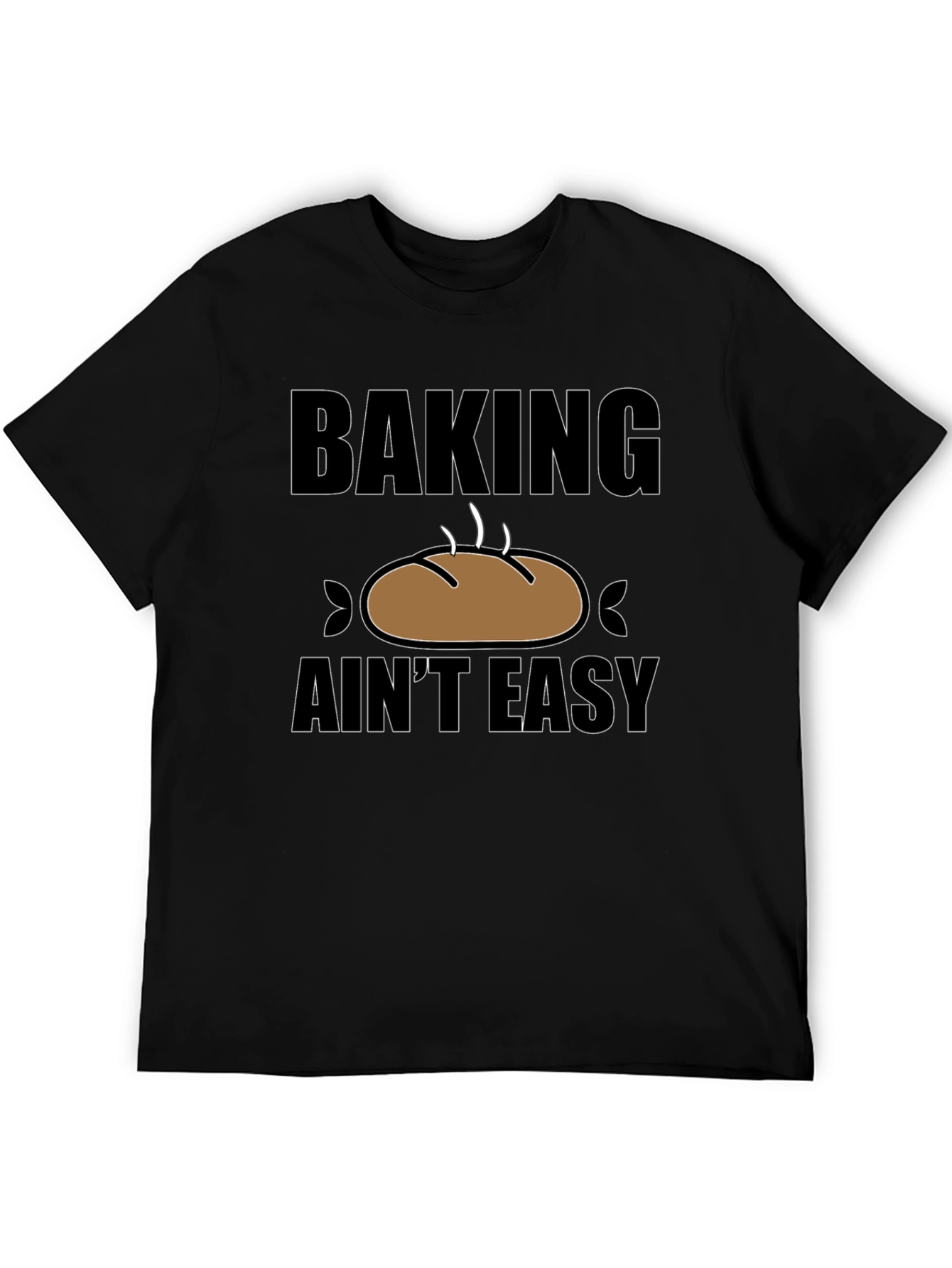 Black Baking Ain't Easy T-Shirt - Funny Baker Gift view 5