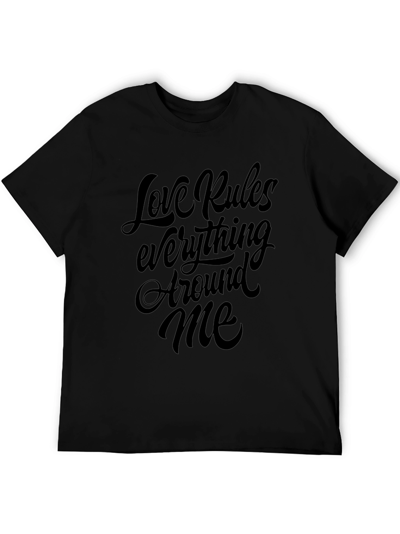 Black Love Rules Everything Around Me Graphic Tee view 5