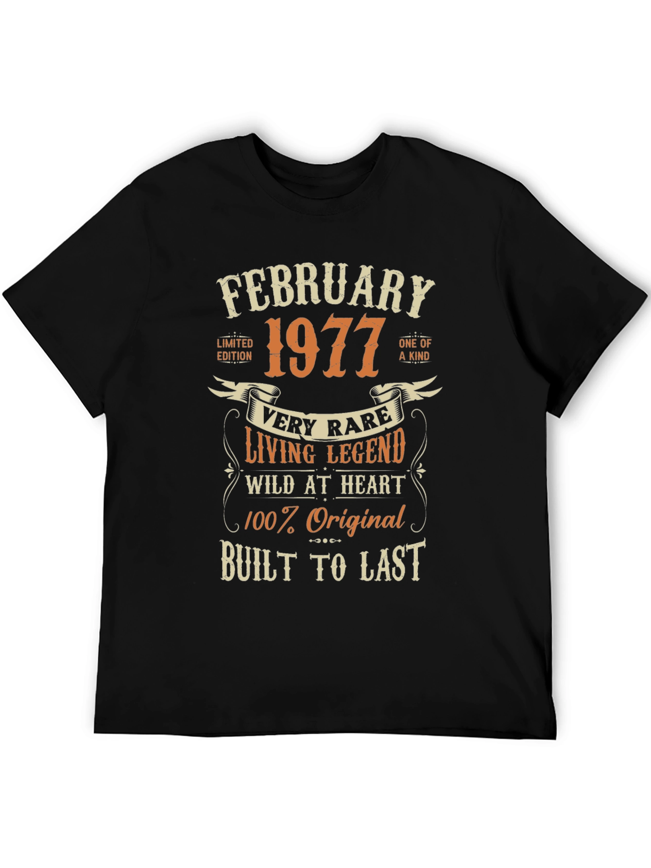 Black February 1977 Living Legend Graphic T-Shirt view 5