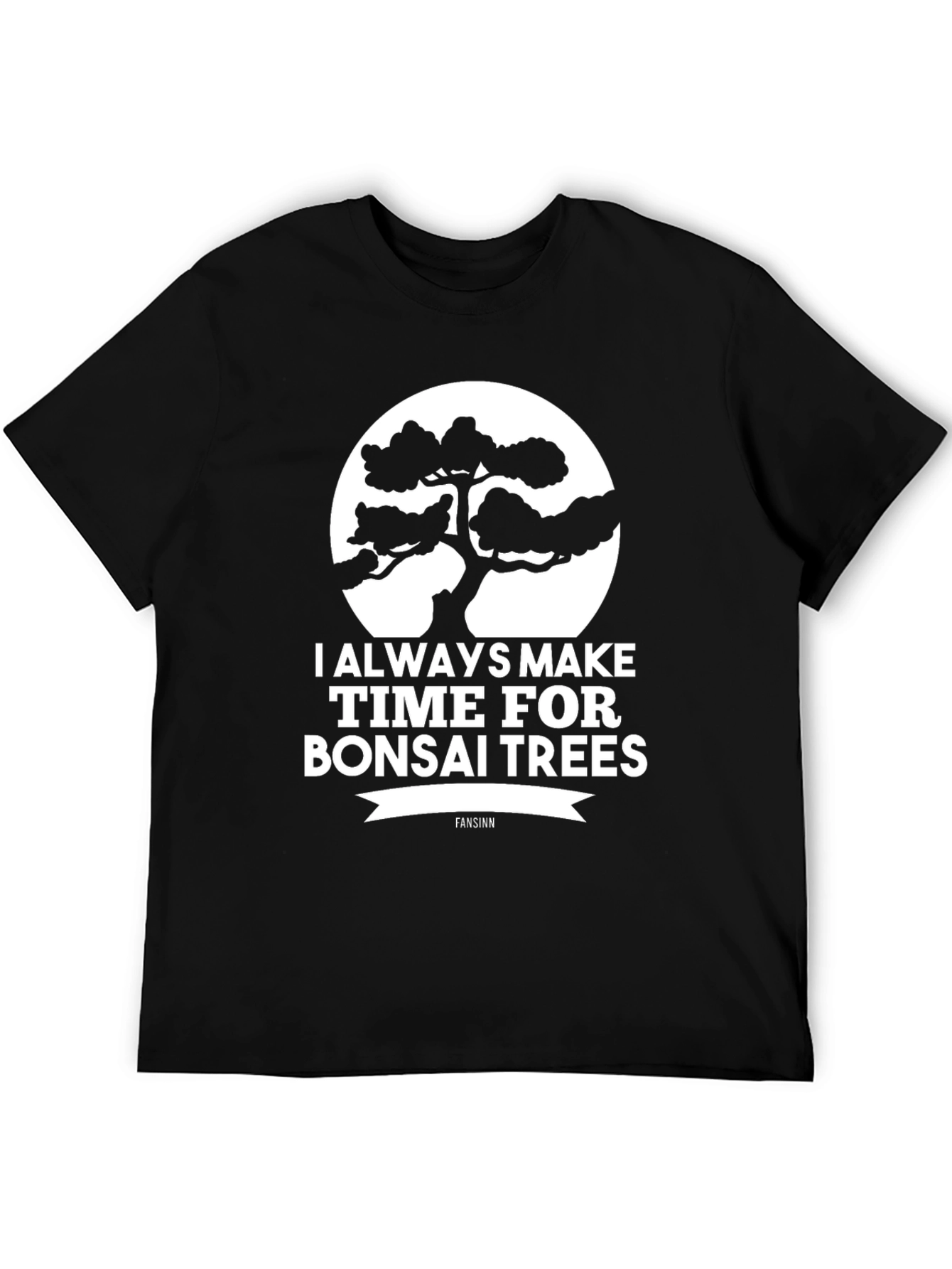 Black Bonsai Tree T-Shirt - Always Make Time view 5