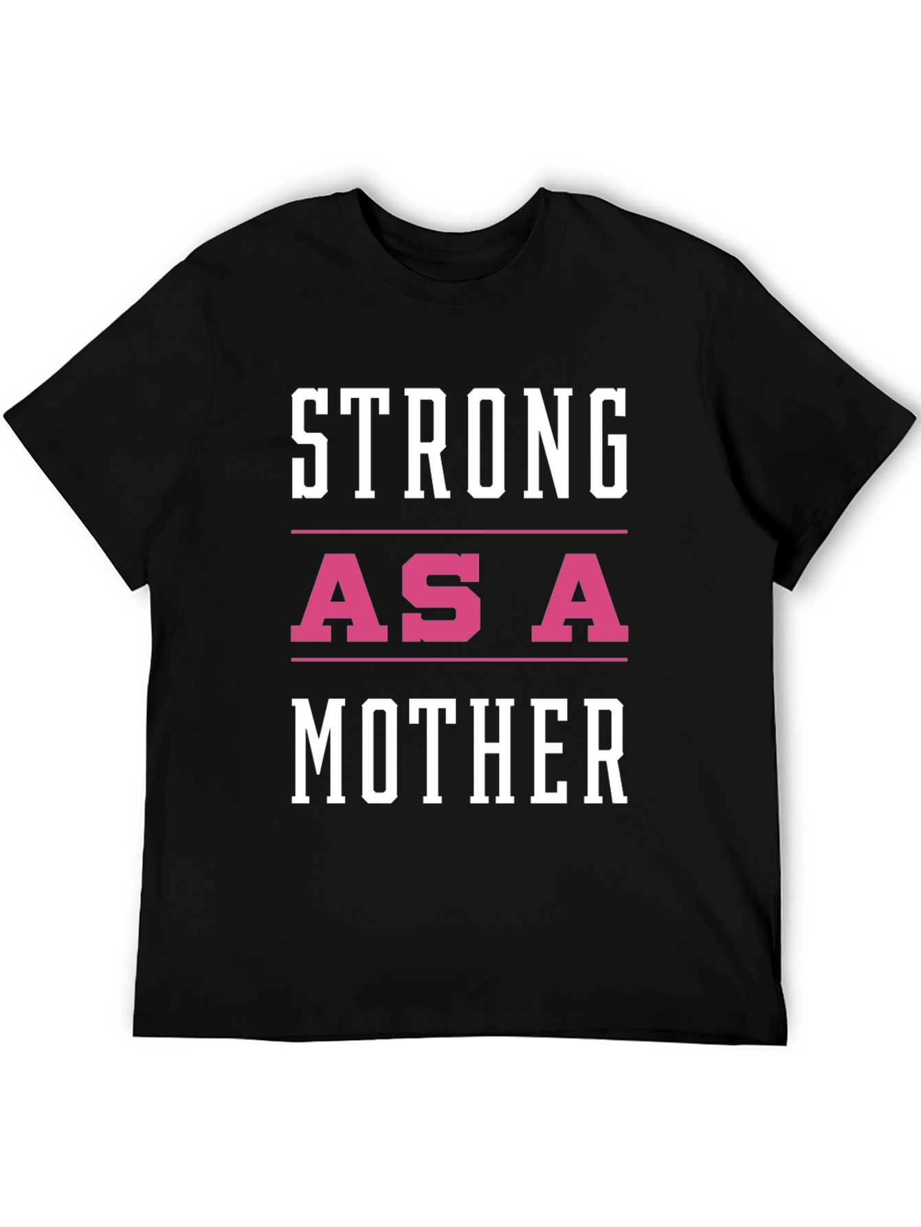 Black Strong As A Mother Graphic Tee view 5
