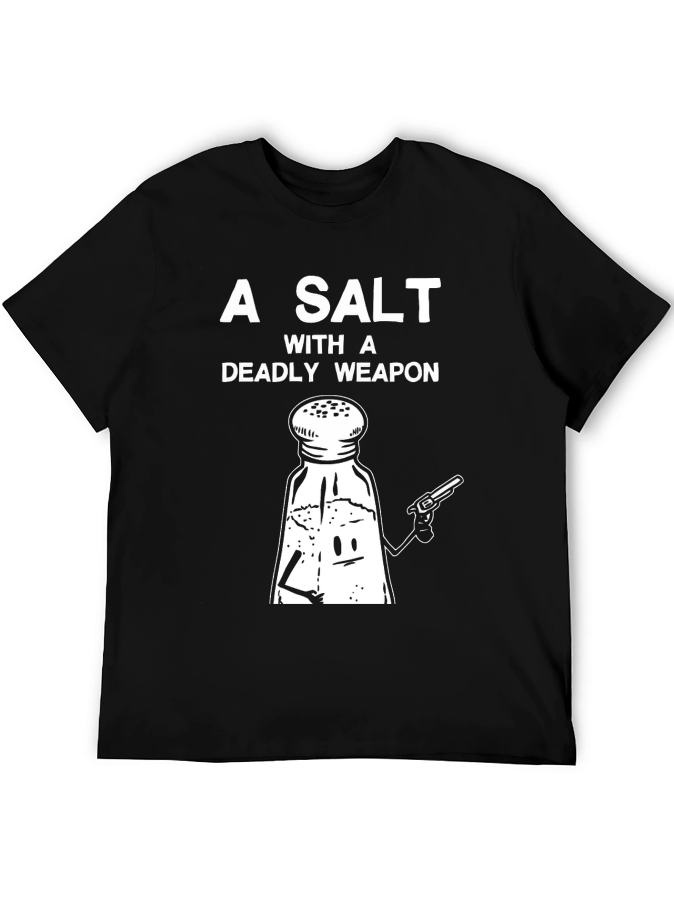 Black A Salt with a Deadly Weapon Graphic Tee view 5
