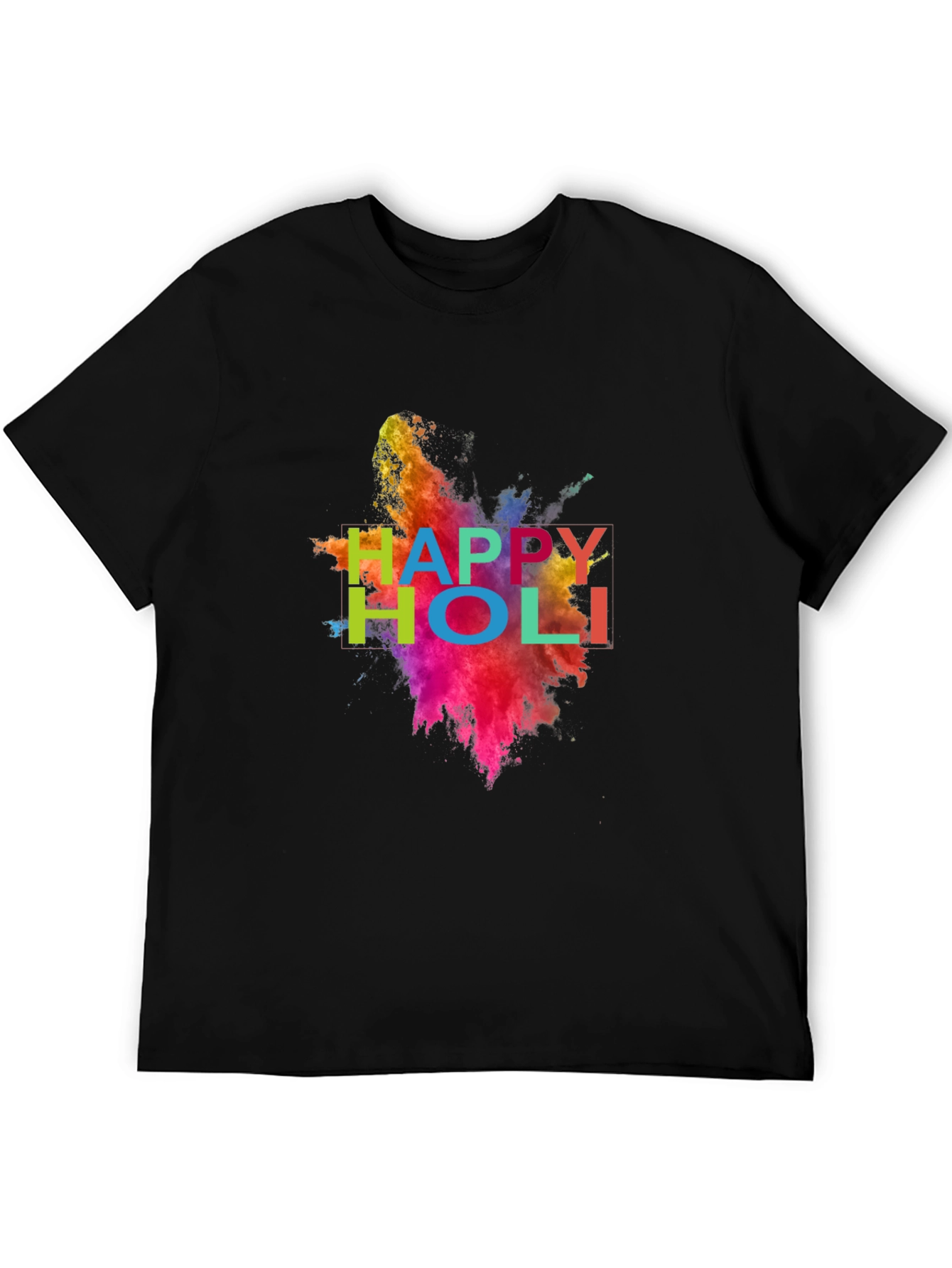 Happy Holi T-Shirt - Colorful Festive Wear - 5