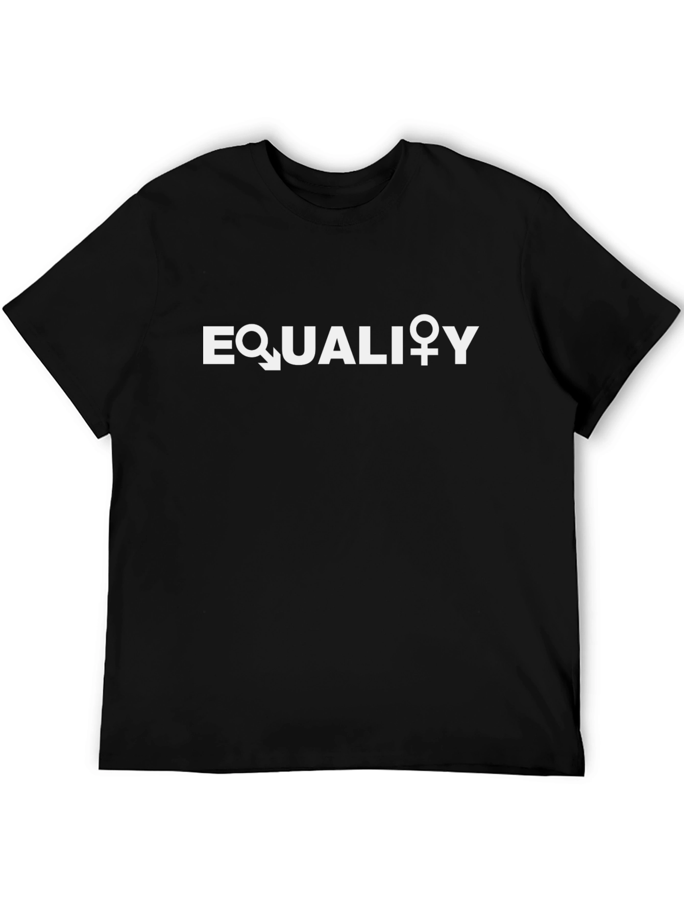 Black Equality Symbol T-Shirt - Unisex view 5