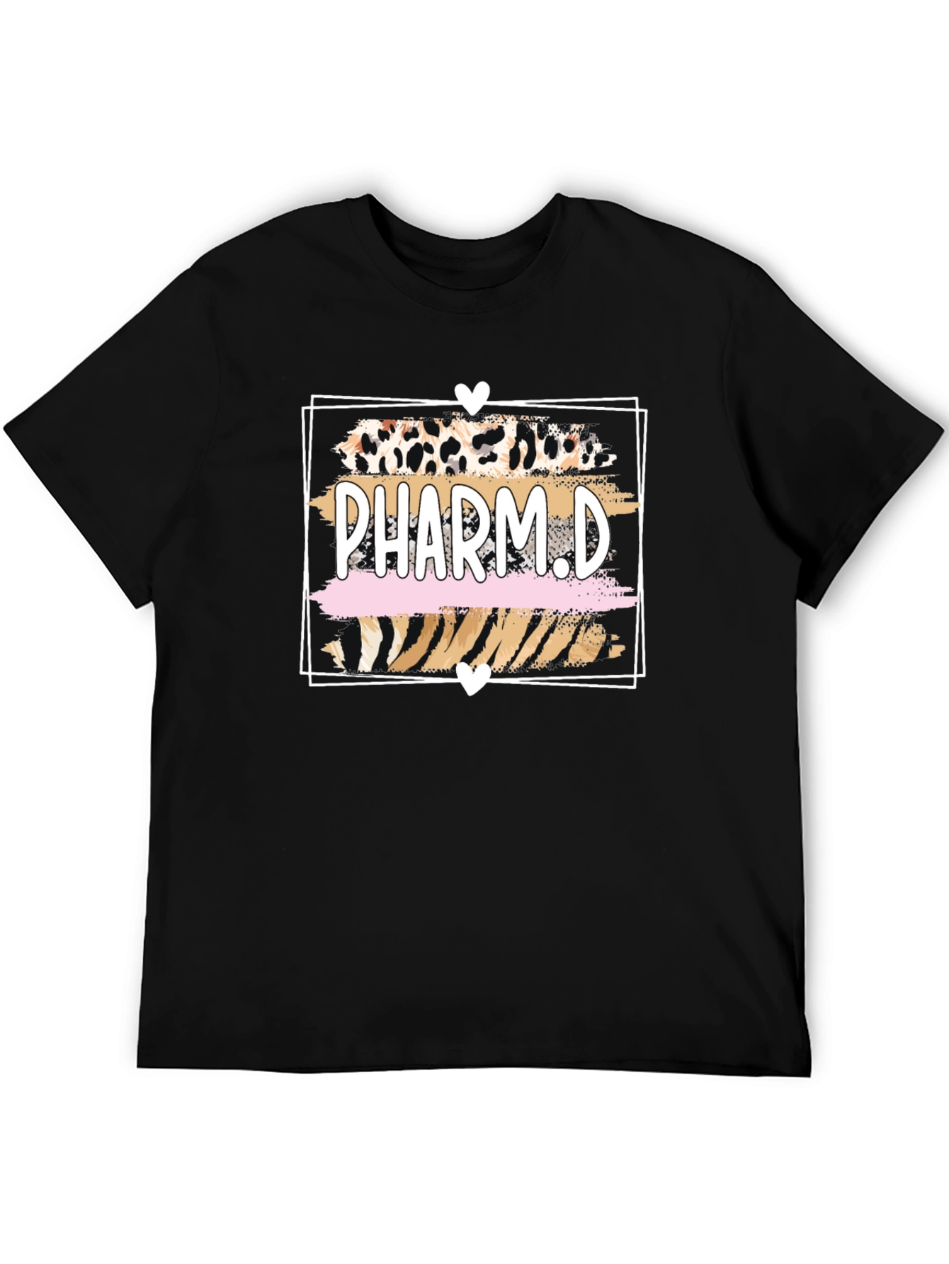 Black Pharm.D Leopard Print T-Shirt view 5