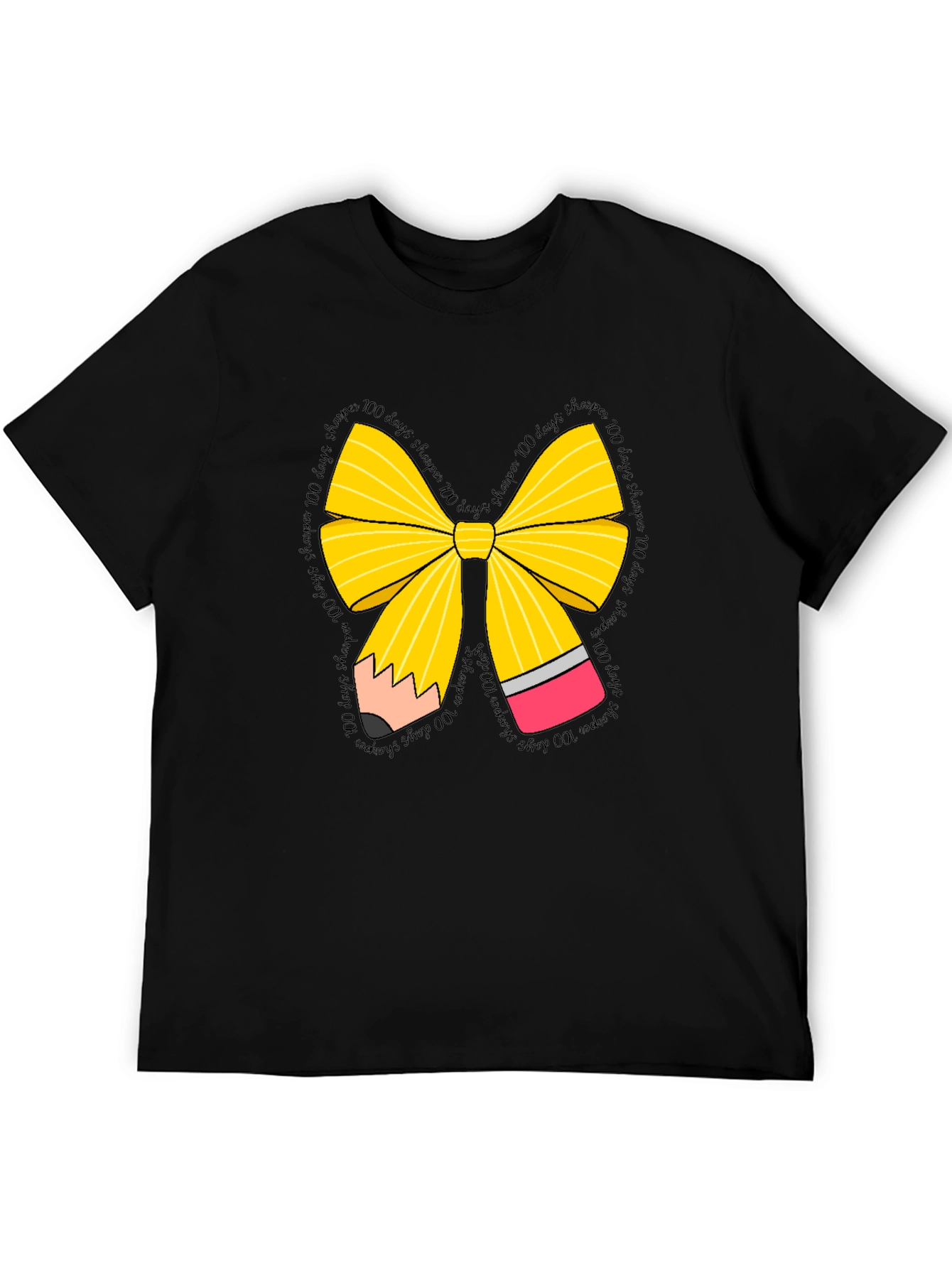 100 Days Sharper Pencil Bow T-Shirt - 5