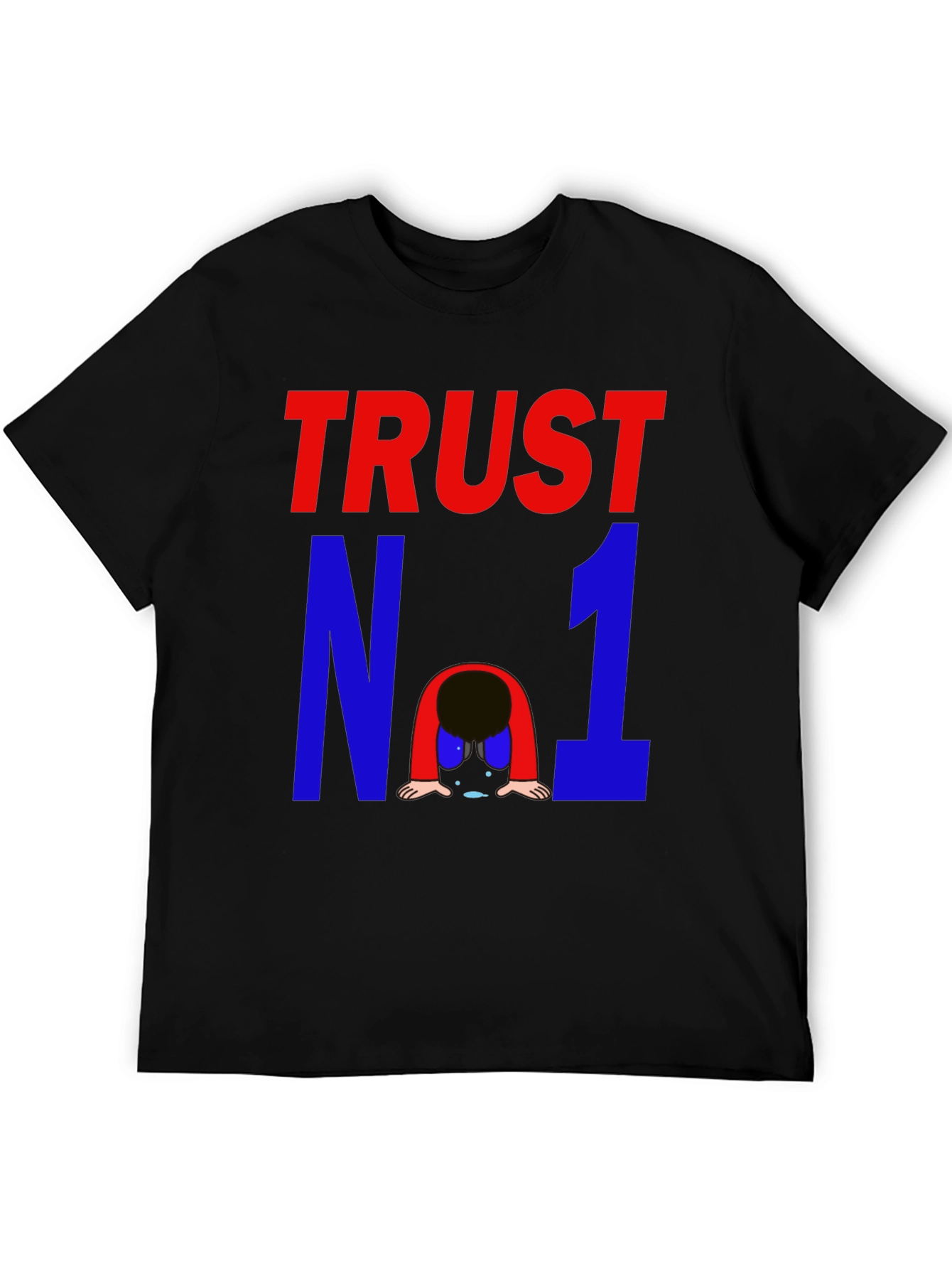 Black Trust No One Graphic Tee - Mens view 5