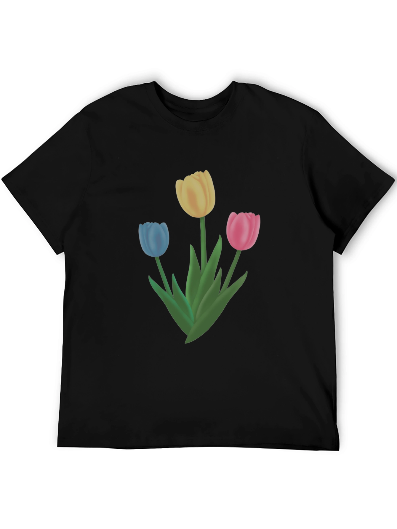 Black Tulip Trio Graphic Tee - Casual Comfort view 5
