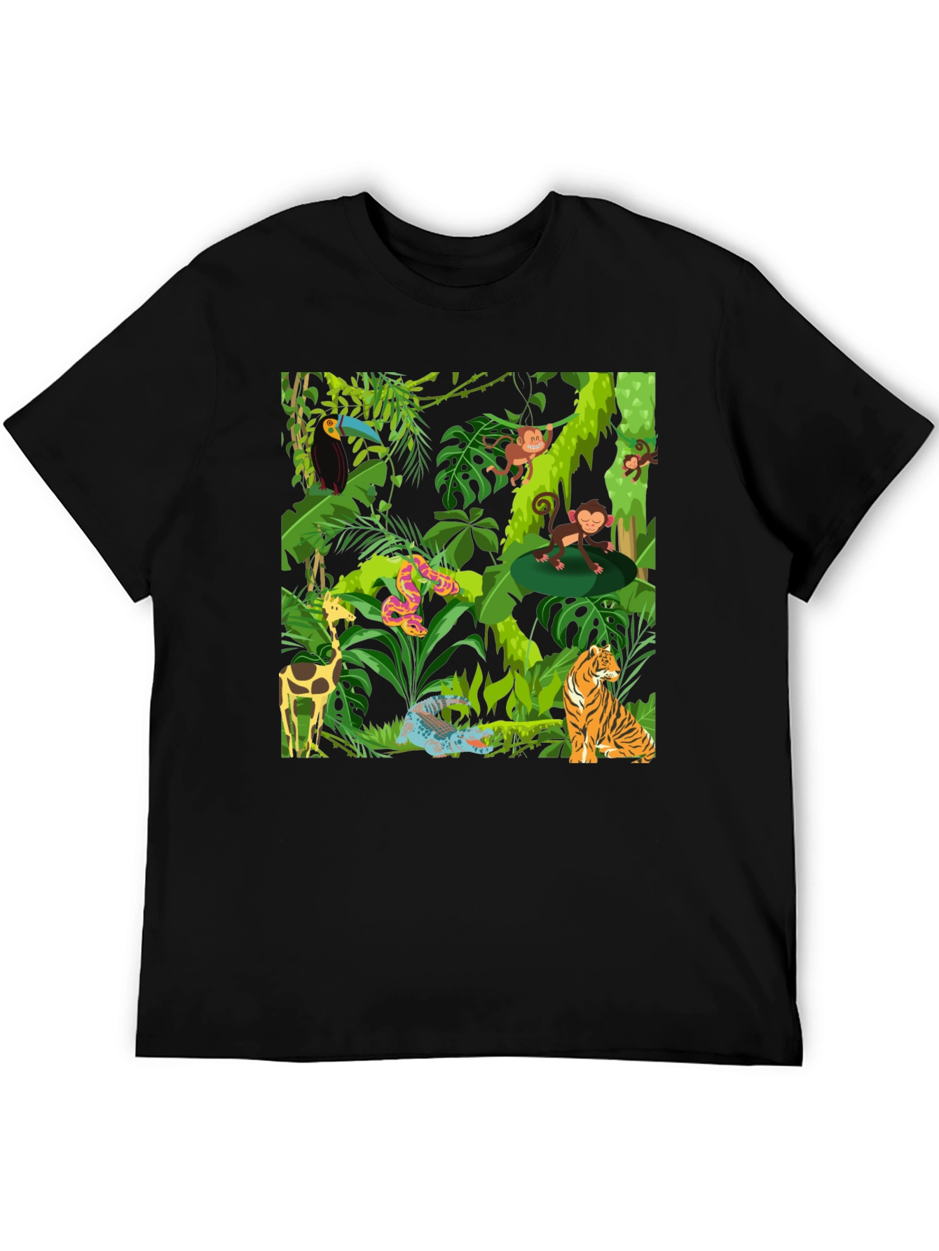 Black Jungle Adventure T-Shirt view 5