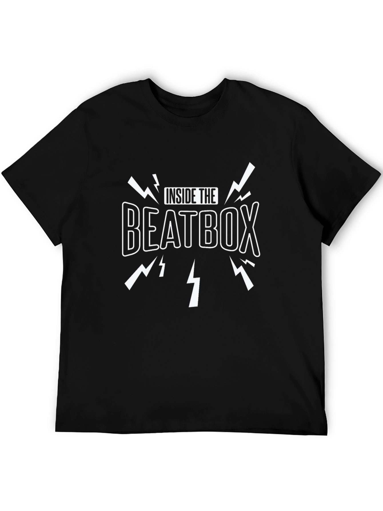 Black Inside the Beatbox Graphic Tee view 5