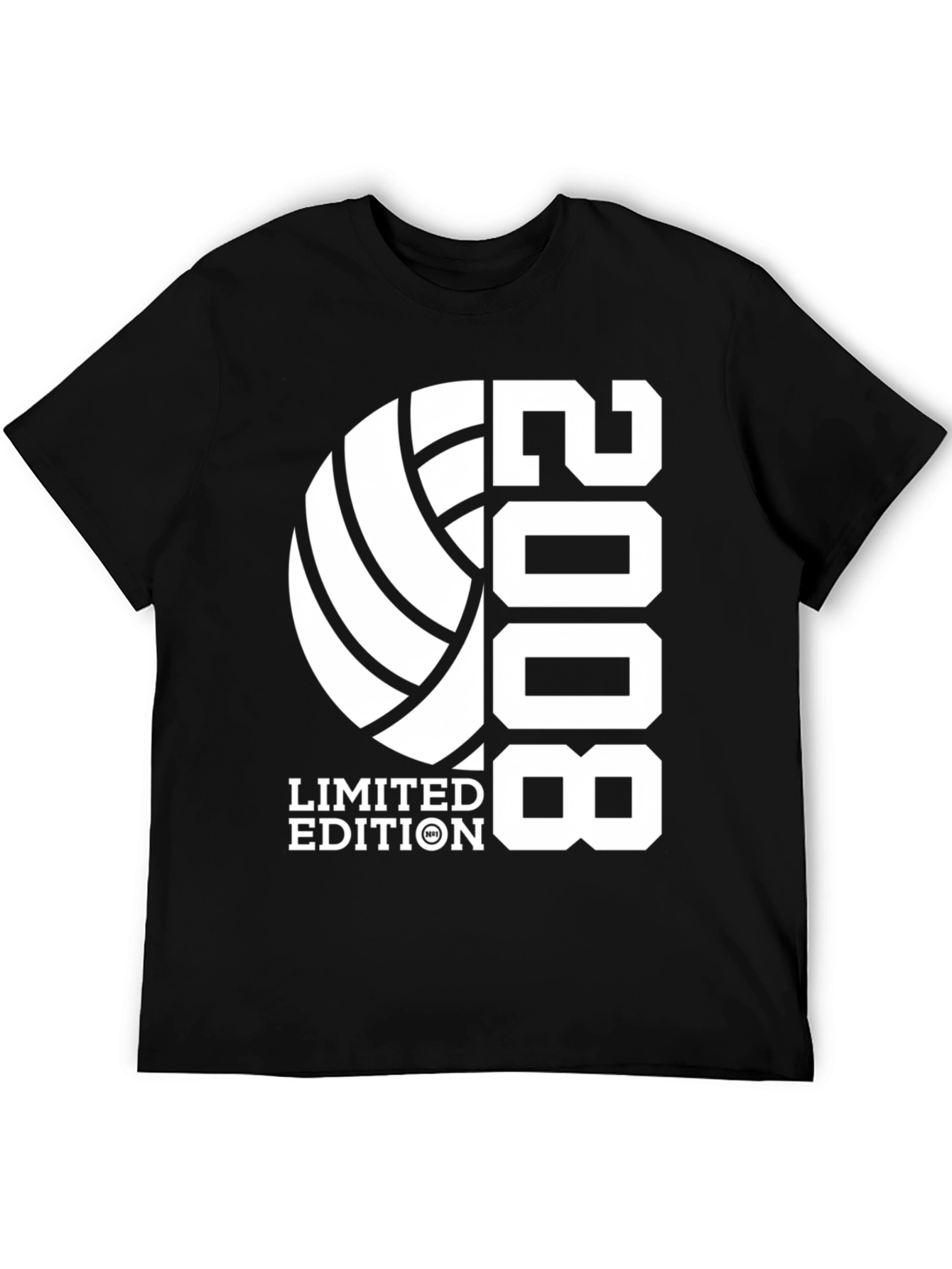 Black Volleyball Limited Edition 2008 Graphic T-Shirt view 5
