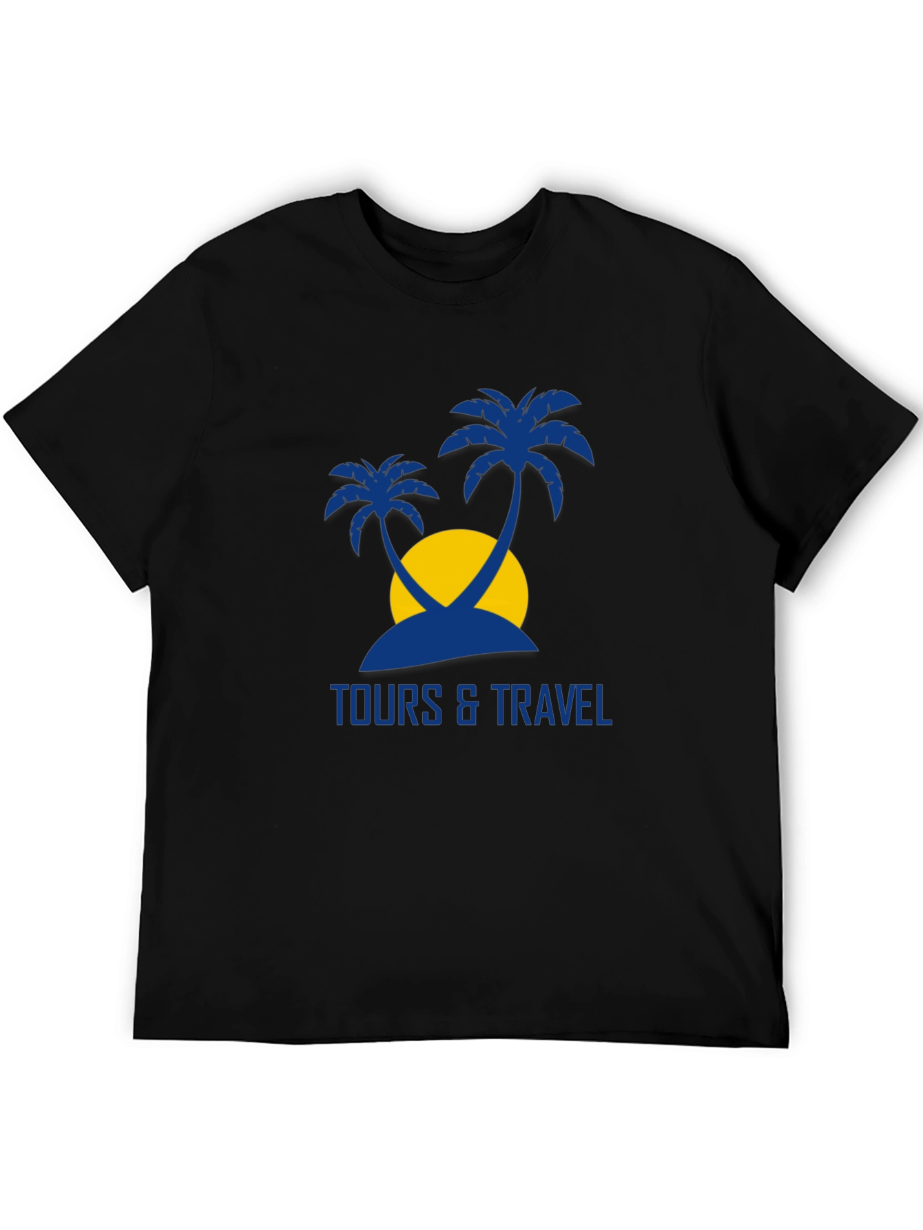 Black Tours & Travel Graphic Print Black T-Shirt view 5